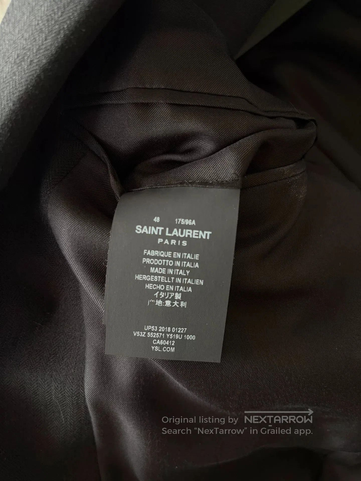 Saint Laurent Paris Saint Laurent 2019 Runway Blazer. Size US M / EU 48-50 / 2 - 4 Thumbnail