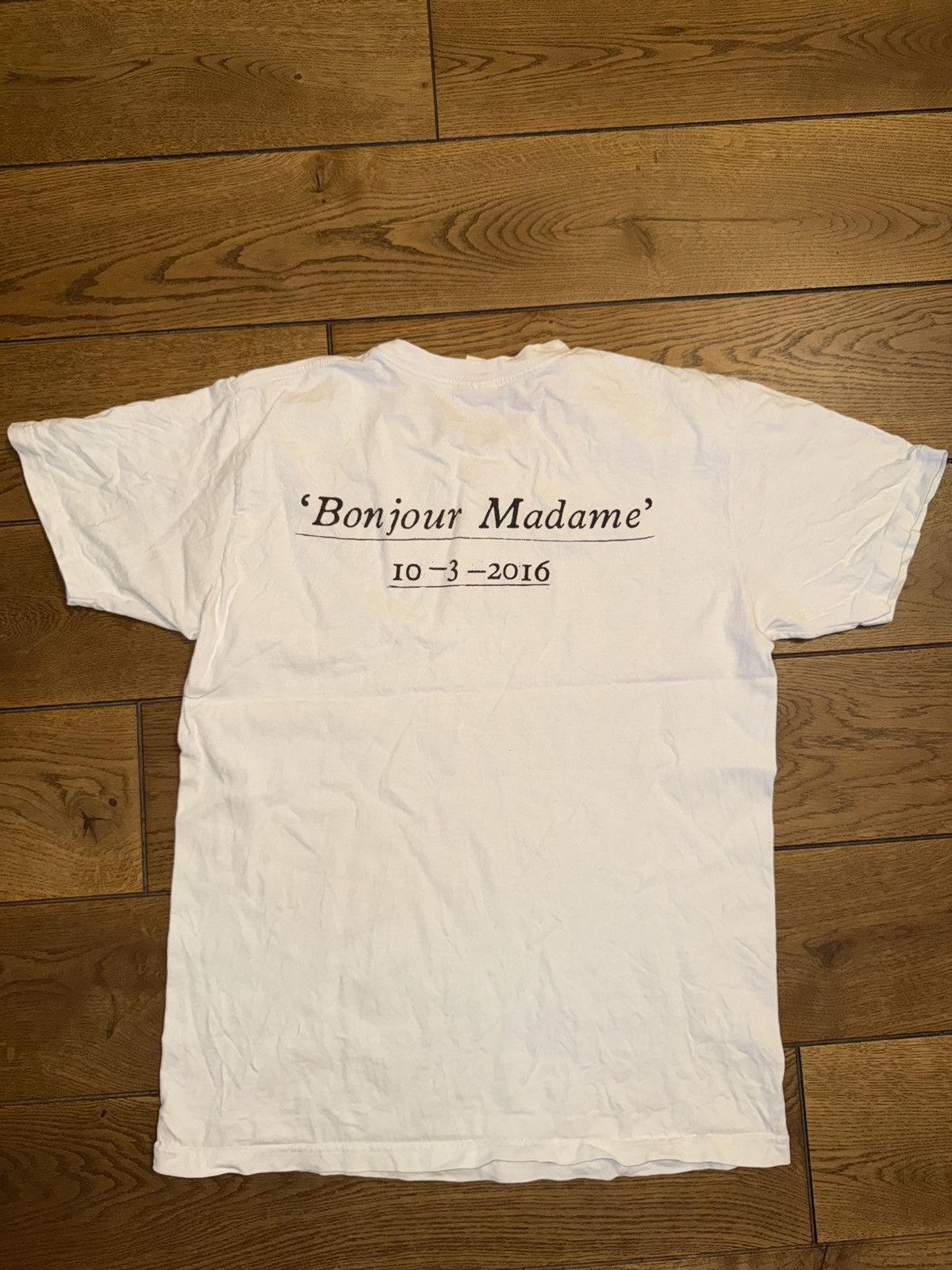 Supreme RARE 2016 Supreme Paris “bonjour madame” box tee Size US L / EU 52-54 / 3 - 1 Thumbnail