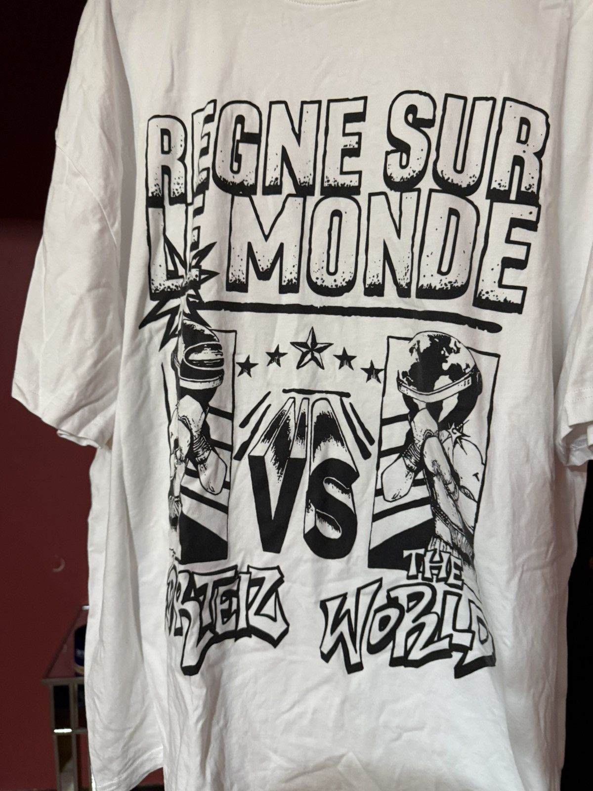 Corteiz Corteiz Regne Sur Le Monde Tee Size XXL Size US XXL / EU 58 / 5 - 2 Thumbnail