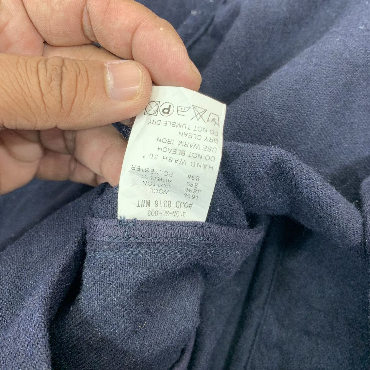 Danton × Vintage VINTAGE DANTON VETEMENTS DE TRAVAIL WOOL HOOD JACKET Size US S / EU 44-46 / 1 - 10 Thumbnail