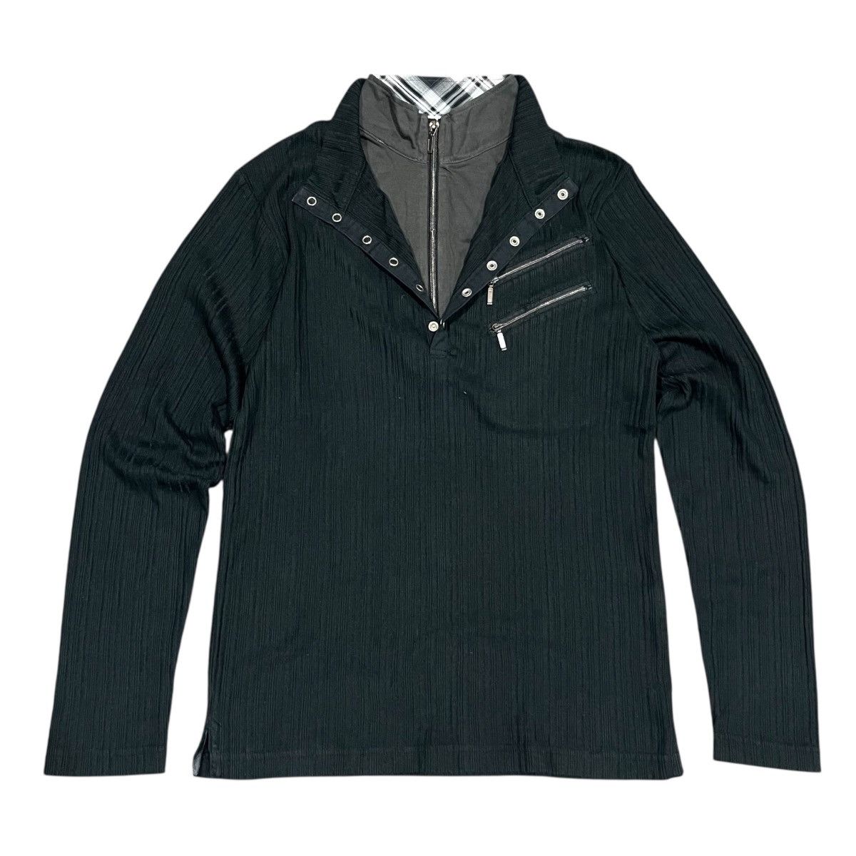 Japanese Brand Double Layer Men's Ba-tsu Long Sleeve Size US M / EU 48-50 / 2 - 2 Thumbnail