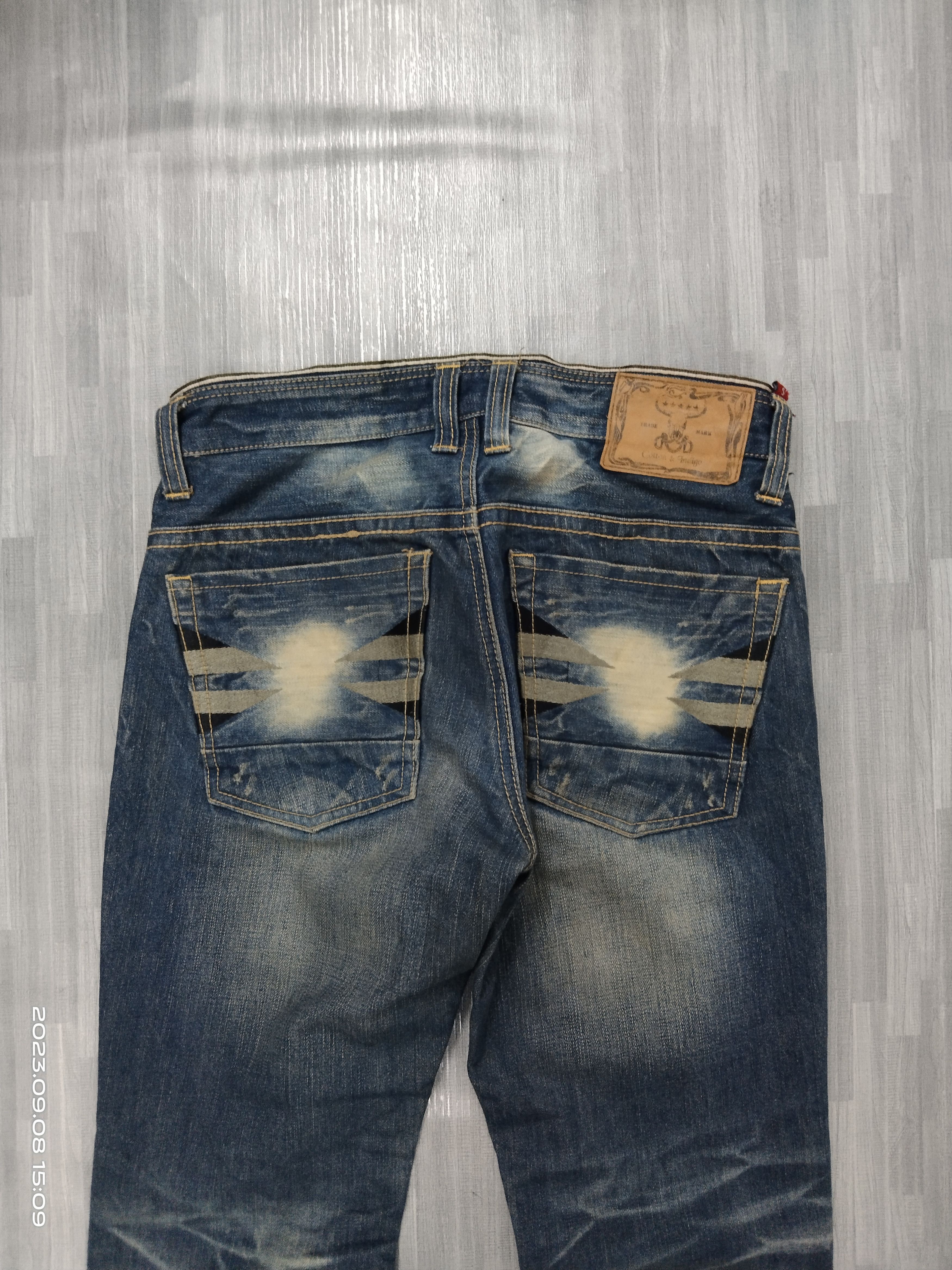 Other FLARE SICK RIPED COTTON&INDIGO PANTS Size US 29 - 5 Thumbnail