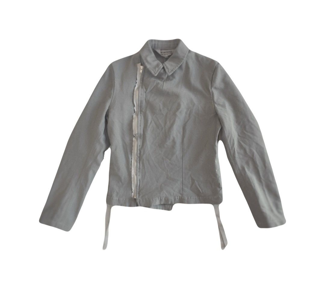 Comme des Garcons CDG Asymmetrical Zip Grey Jacket Size M / US 6-8 / IT 42-44 - 1 Thumbnail