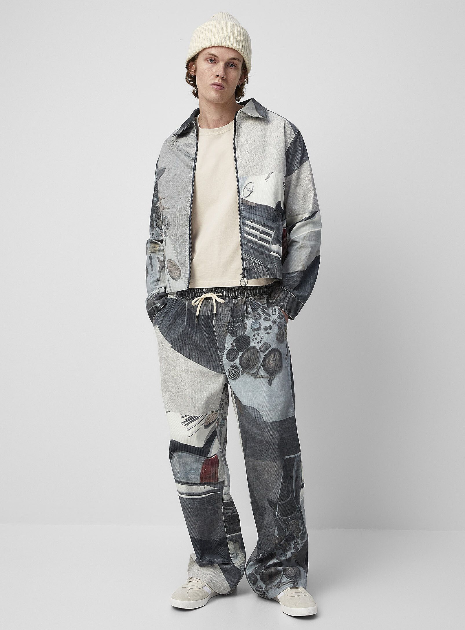 Jungles BNWT AW24 JUNGLES JUNGLES PRINTED CORDUROY PANTS L Size US 34 / EU 50 - 12 Thumbnail