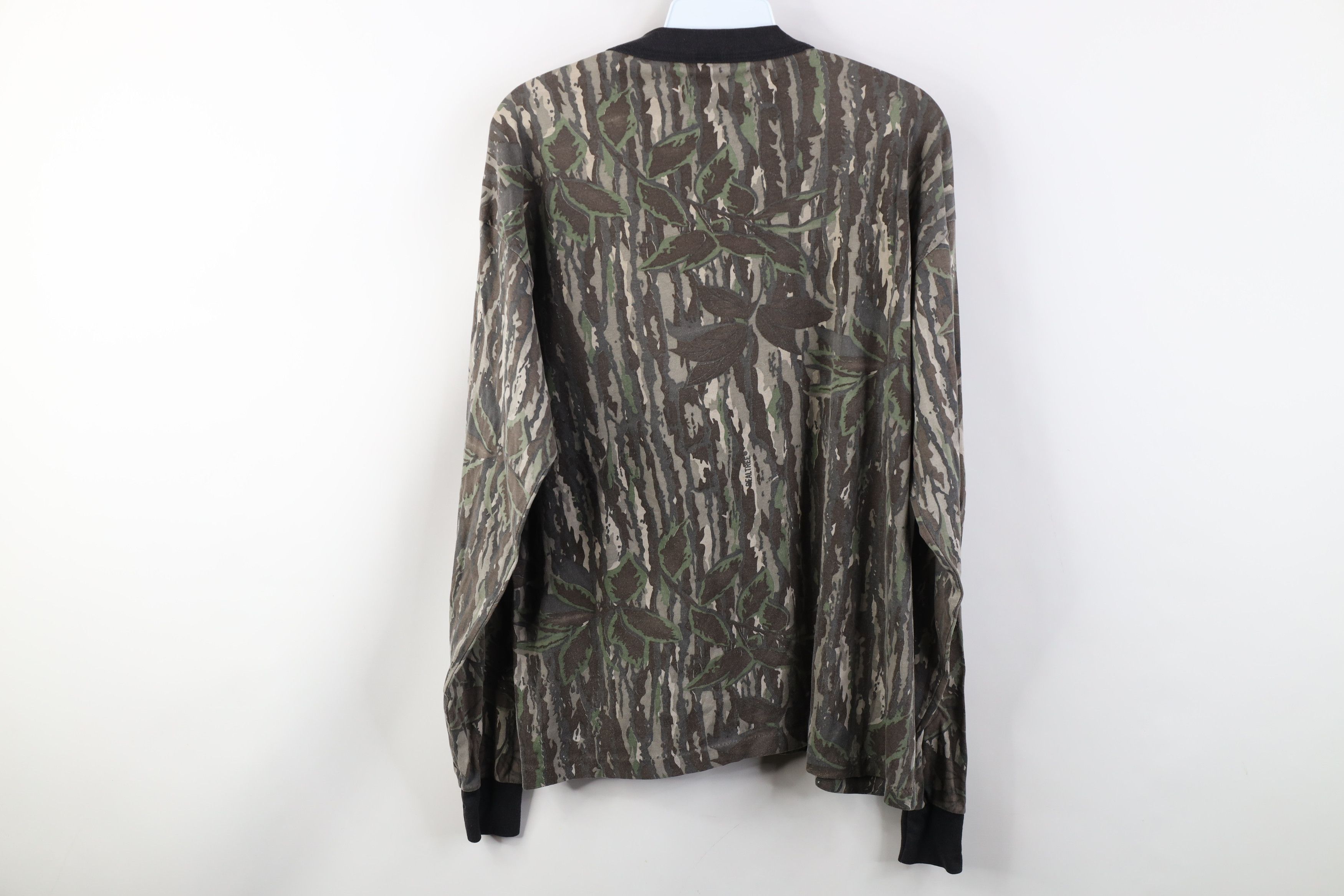 Vintage Vintage 80s 90s Camouflage Long Sleeve T-Shirt Pocket USA Size US L / EU 52-54 / 3 - 9 Thumbnail
