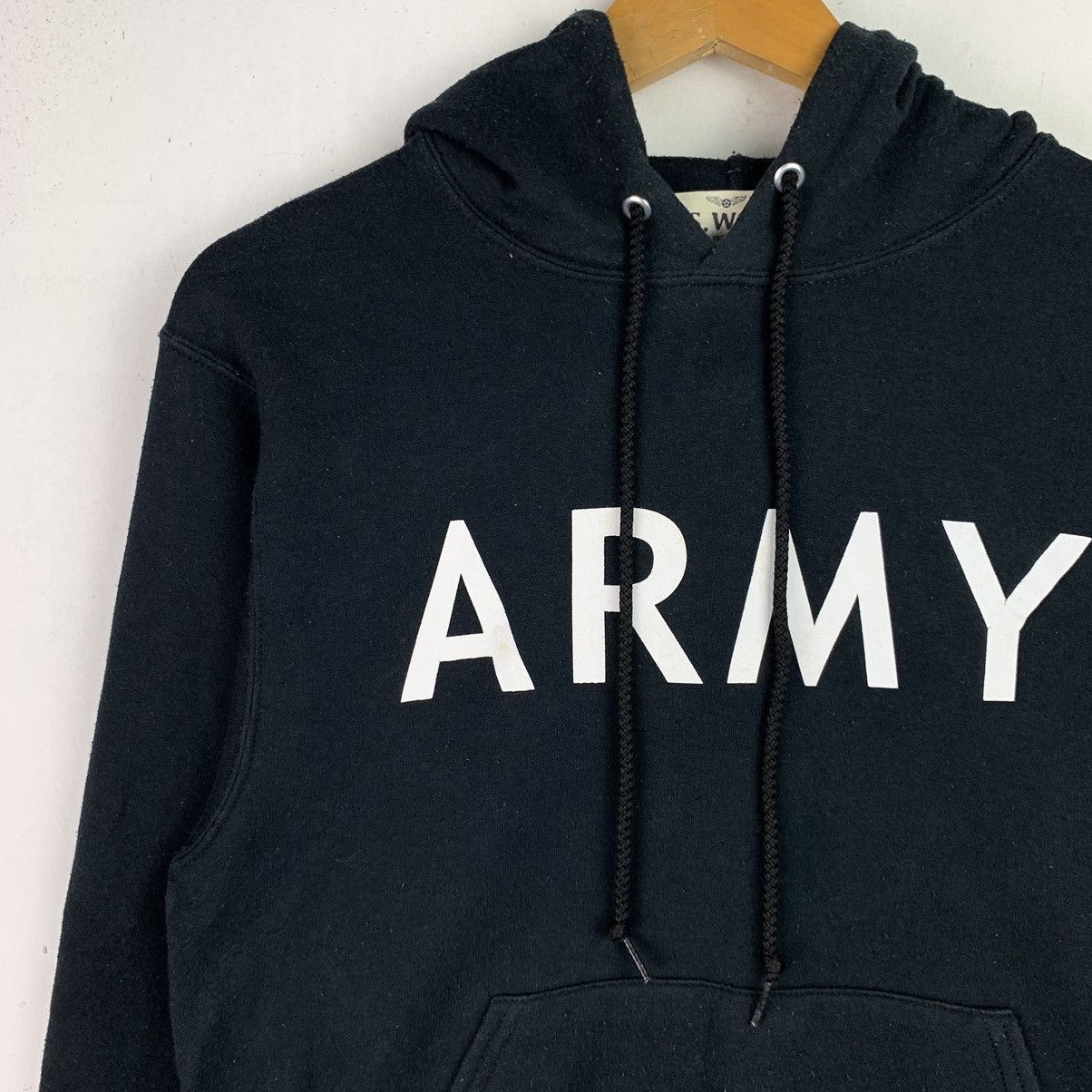 Japanese Brand × Vintage Vintage Army Logo Hoodie Size US S / EU 44-46 / 1 - 5 Thumbnail