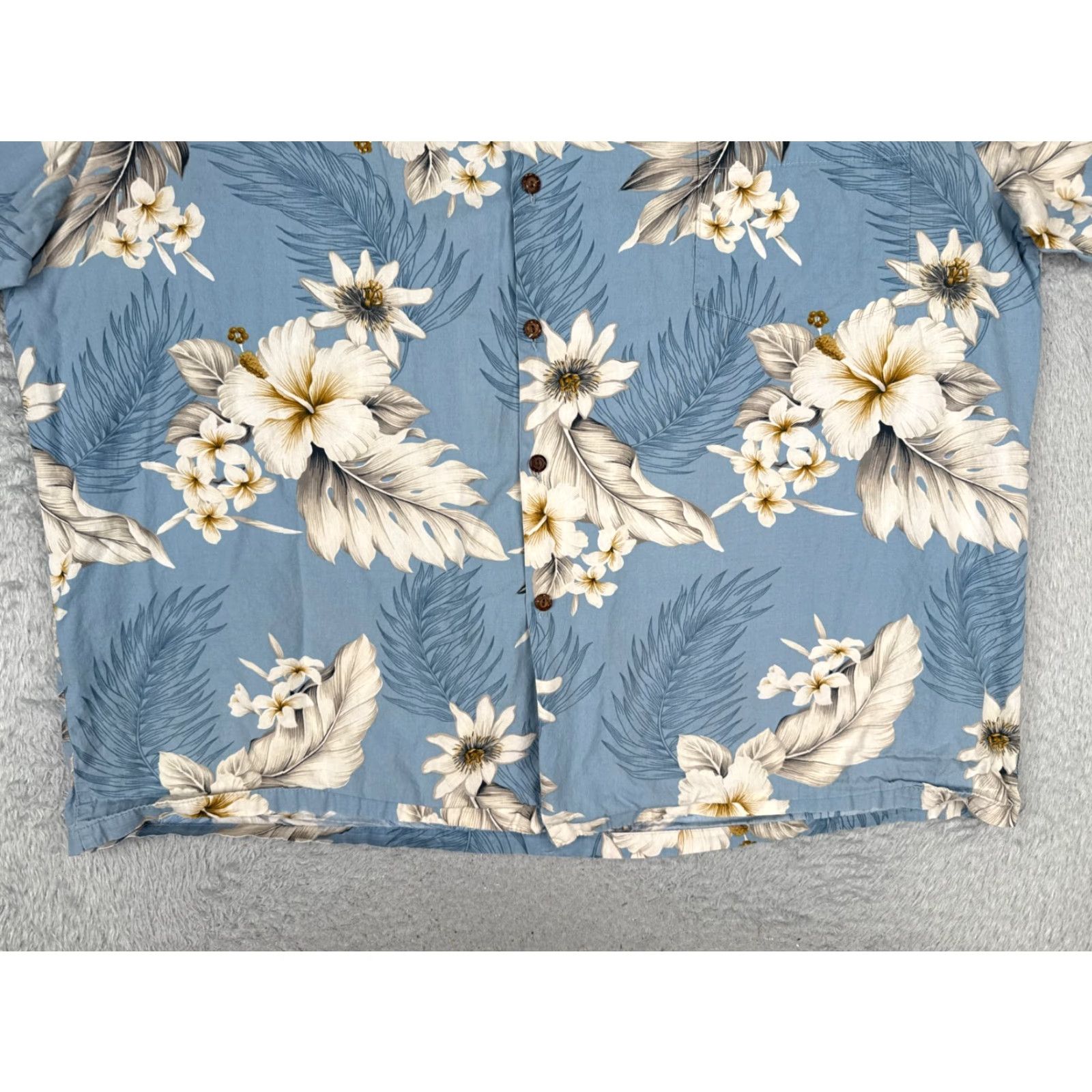 Vintage VINTAGE Pacific Legend Shirt Men 3XL Blue Floral Palm 100% Cotton Hawaiian Size US XXL / EU 58 / 5 - 5 Thumbnail