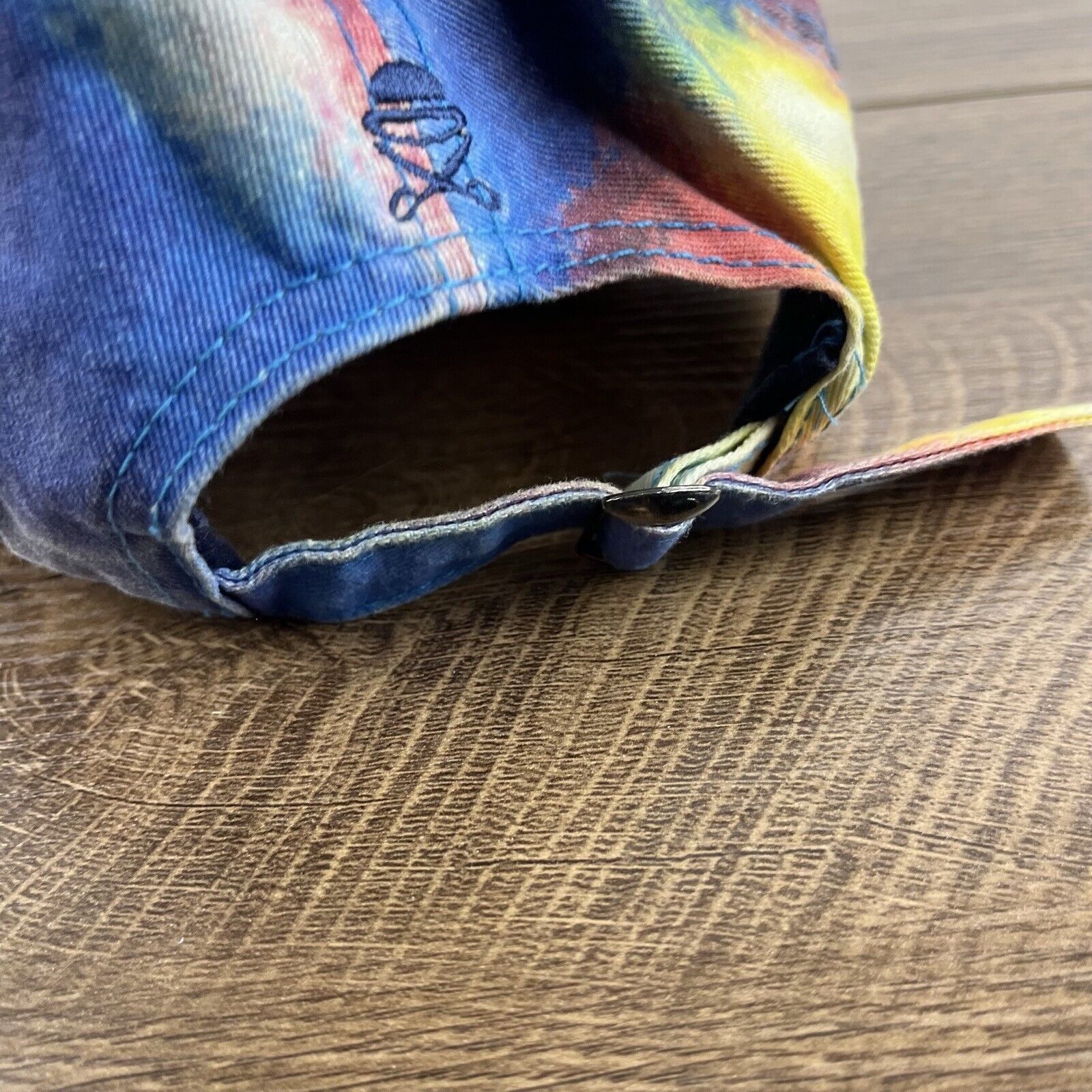 Other Tye Die Hat Tie Dye Adjustable Hat Blue Hat Adjustable Blue Size ONE SIZE - 10 Thumbnail