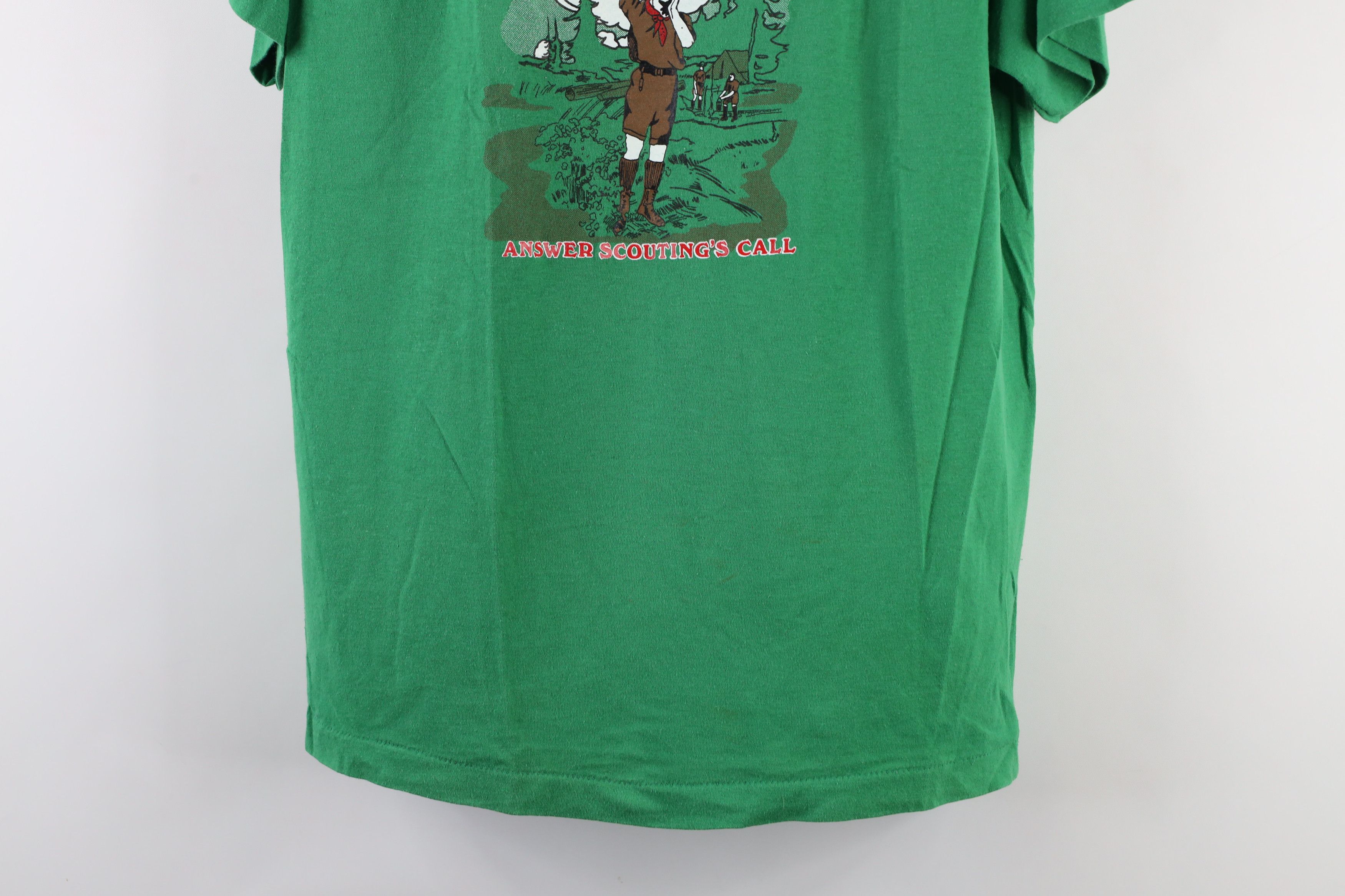 Vintage Vintage 90s Boy Scouts of America Scoutings Call T-Shirt Size US L / EU 52-54 / 3 - 3 Thumbnail