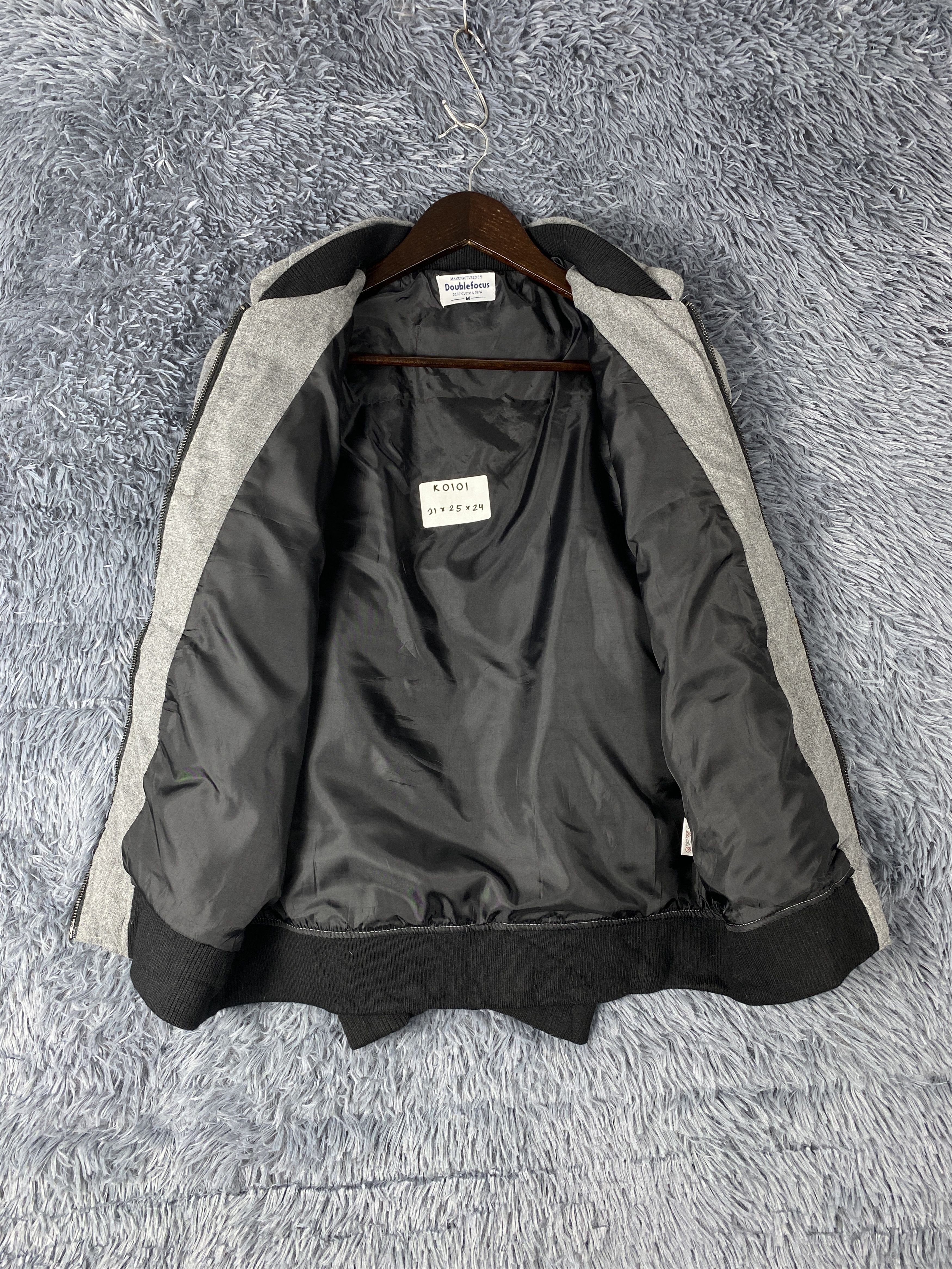 Japanese Brand Vintage Double Fokus Puffer Bomber Jacket Size US XS / EU 42 / 0 - 8 Thumbnail