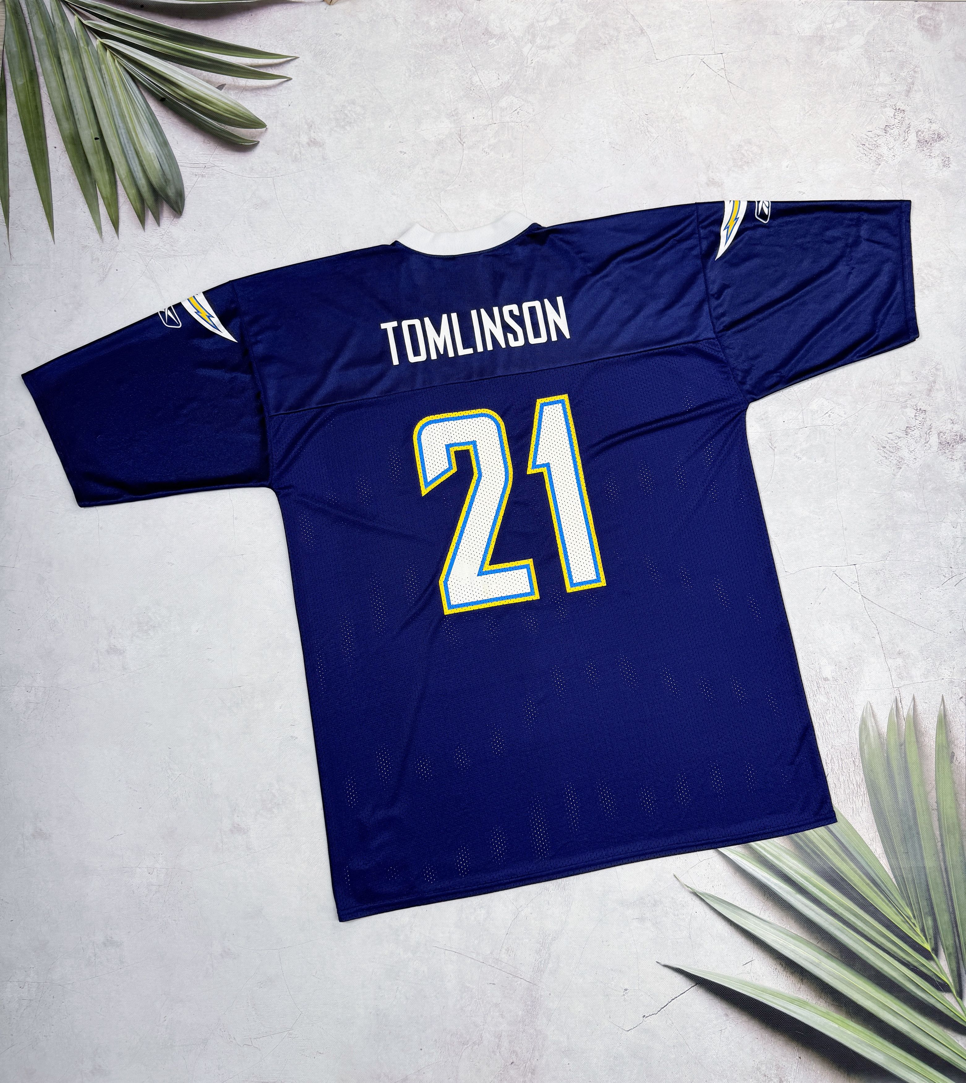 NFL × Reebok × Vintage 2007 Los Angeles Chargers NFL Jersey #21 TOMLINSON by Reebok Size US XL / EU 56 / 4 - 18 Thumbnail