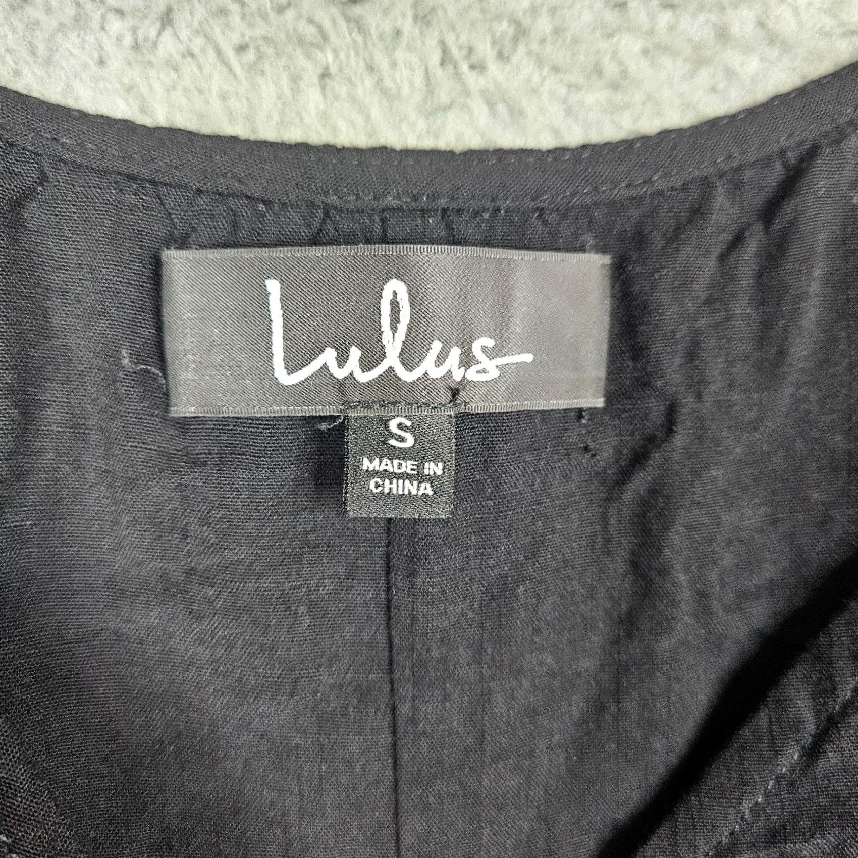 Lulus Lulus Black Tank Top Size S Women's Spaghetti Strap Size S / US 4 / IT 40 - 4 Thumbnail