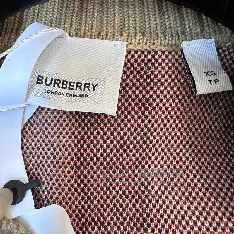 Burberry Burberry Khaki Cardigan for Women. Size L / US 10 / IT 46 - 4 Thumbnail
