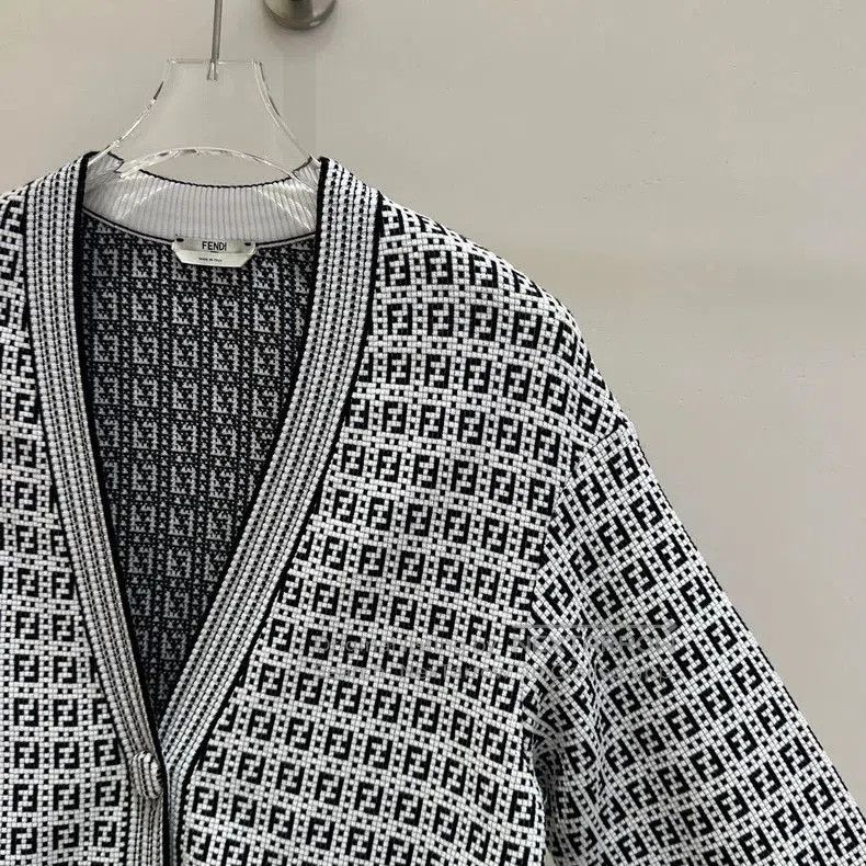 Fendi Monogram Knit Cardigan .
