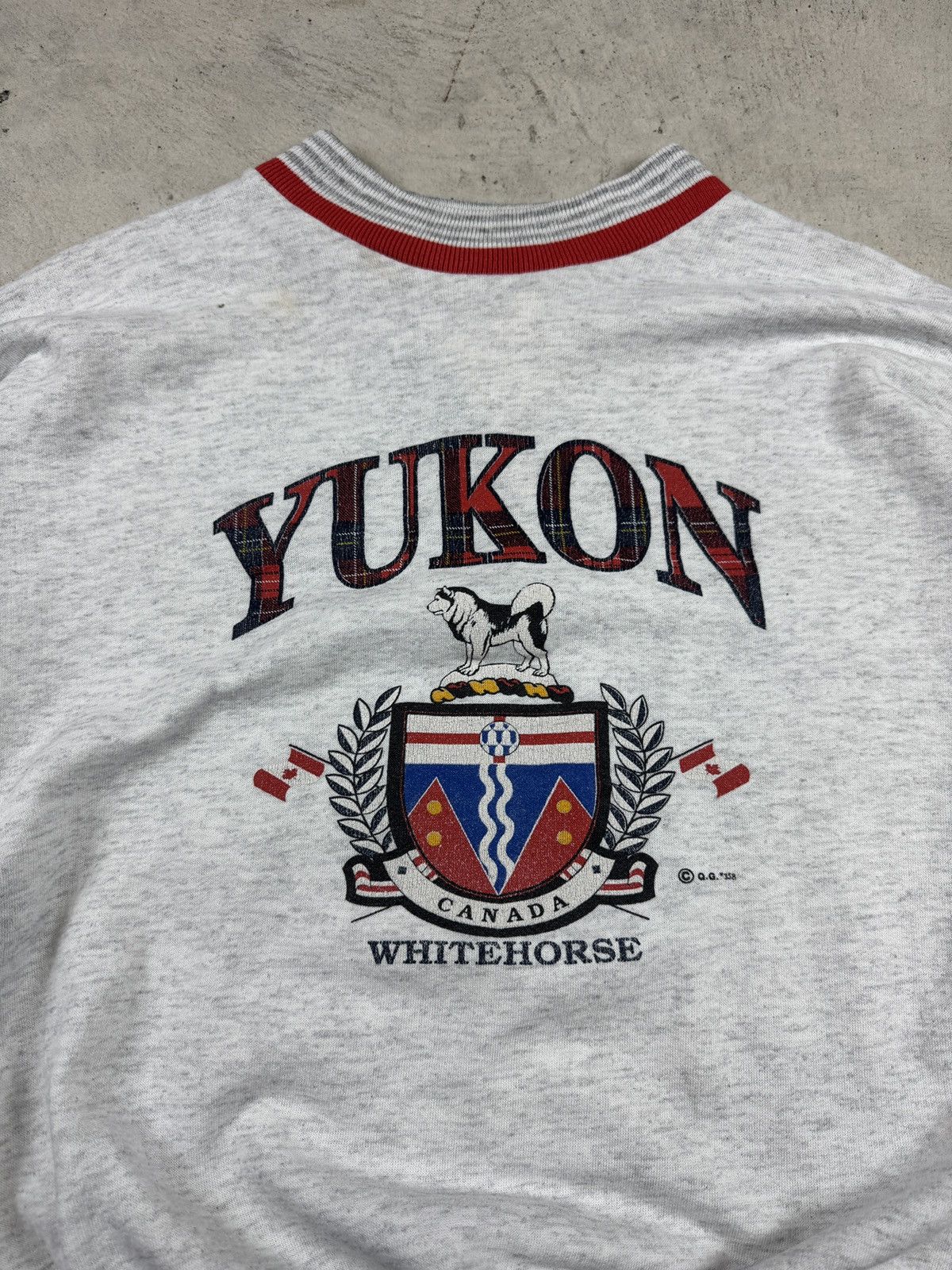 Vintage 1990’s Yukon Whitehorse Crewneck Size US S / EU 44-46 / 1 - 5 Thumbnail