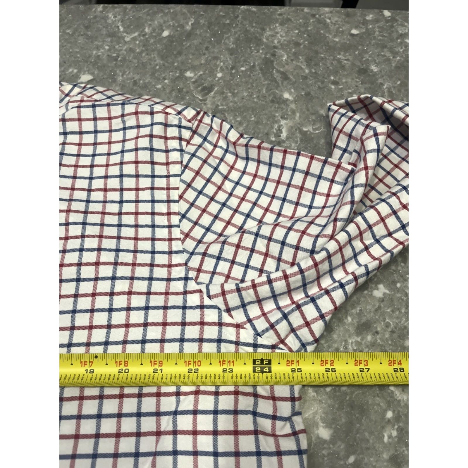 Ralph Lauren Ralph Lauren Shirt Mens XL White Blue Check Classic Fit Button-Down Collar Polo Embroidered Button Up Size US XL / EU 56 / 4 - 4 Thumbnail