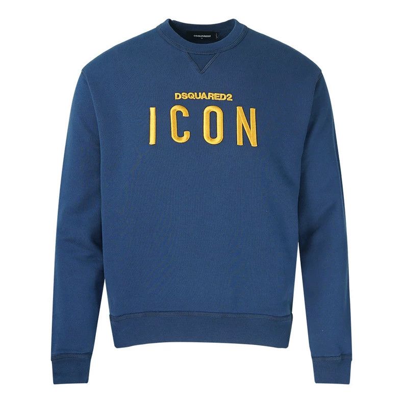 Dsquared2 DSQUARED2 Blue Washed Sweatshirt-yf Size US M / EU 48-50 / 2 - 1 Thumbnail