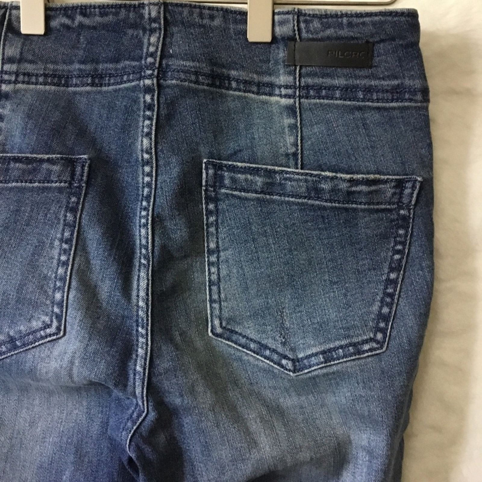 Anthropologie Anthropologie Pilcro Blue High-rise Skinny Jeans Size 28" / US 6 / IT 42 - 10 Thumbnail