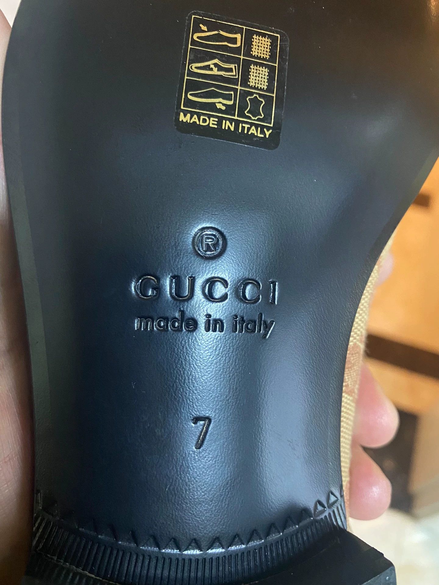Gucci Gucci Classic GG Monogram Backless Slip-on Loafer US 7 Italy Size US 7 / EU 40 - 9 Thumbnail