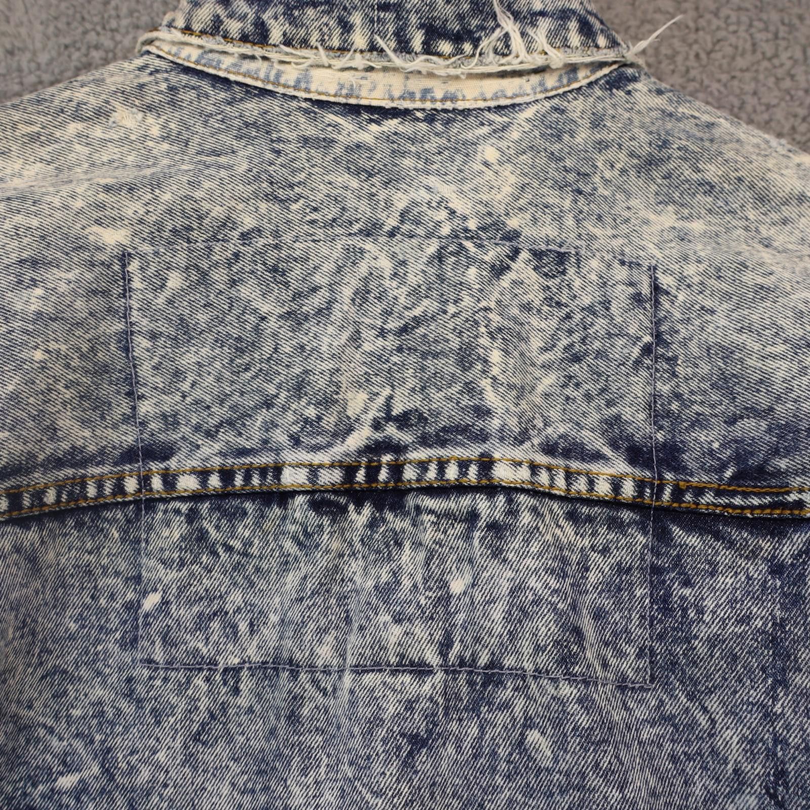 Jordache Women Medium Coat Oversize Long Acid Work Jordache vtg Denim Size M / US 6-8 / IT 42-44 - 10 Thumbnail