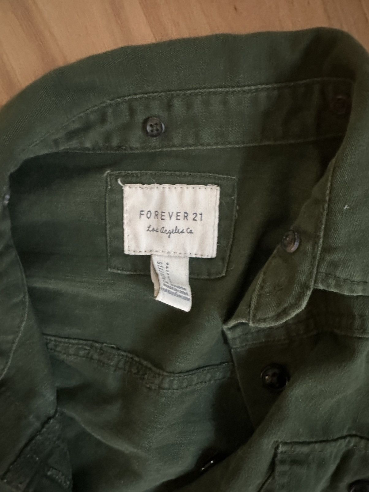 Forever 21 Military Jacket Size S / US 4 / IT 40 - 2 Thumbnail
