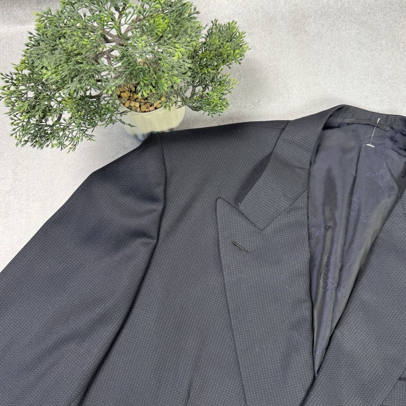 Brioni Brioni Wool Blazer Double Breasted Striped Italy Size 54/44 Size 44R - 3 Thumbnail