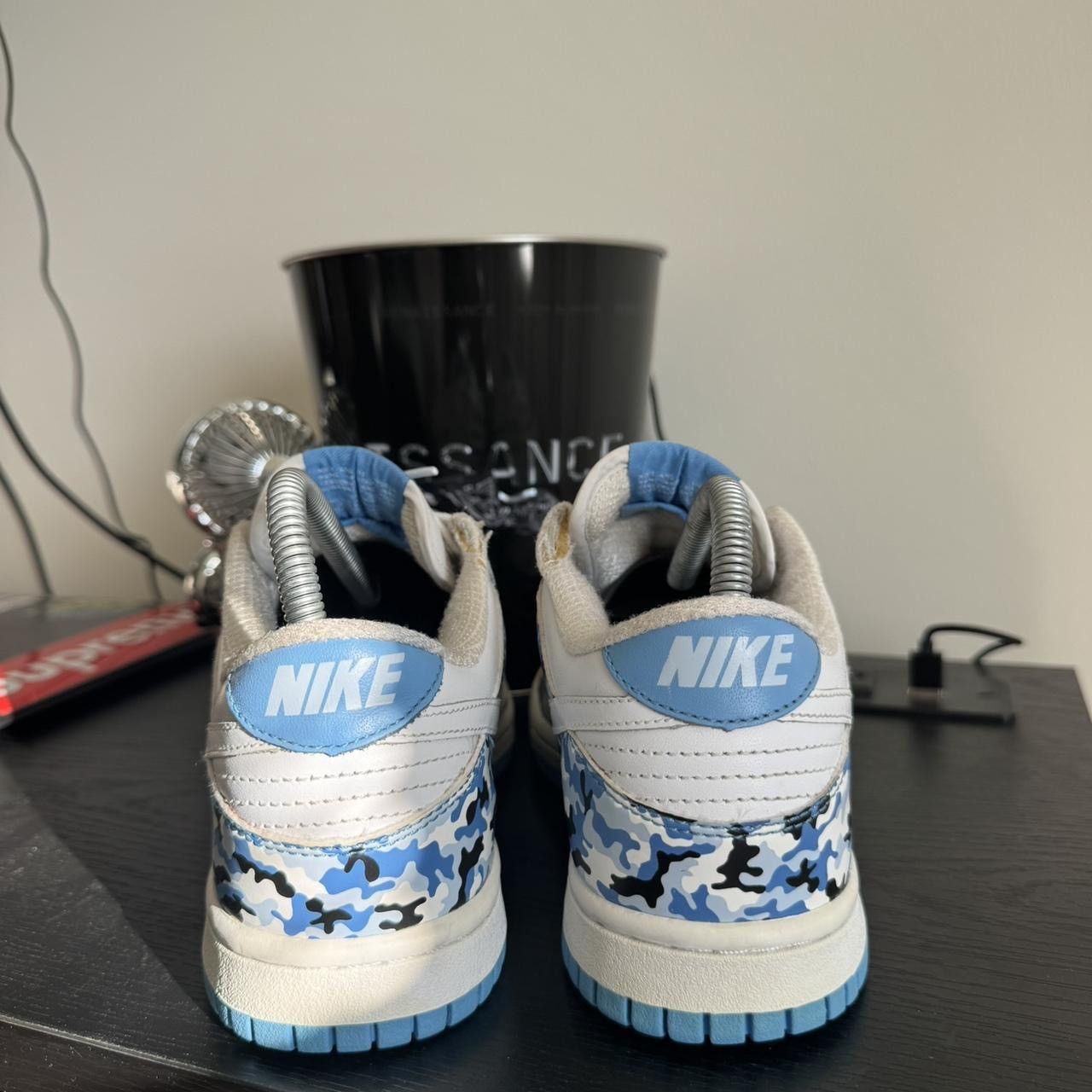 Nike Rare Nike dunk low camo blue white 2006 Size US 7 / IT 37 - 4 Thumbnail
