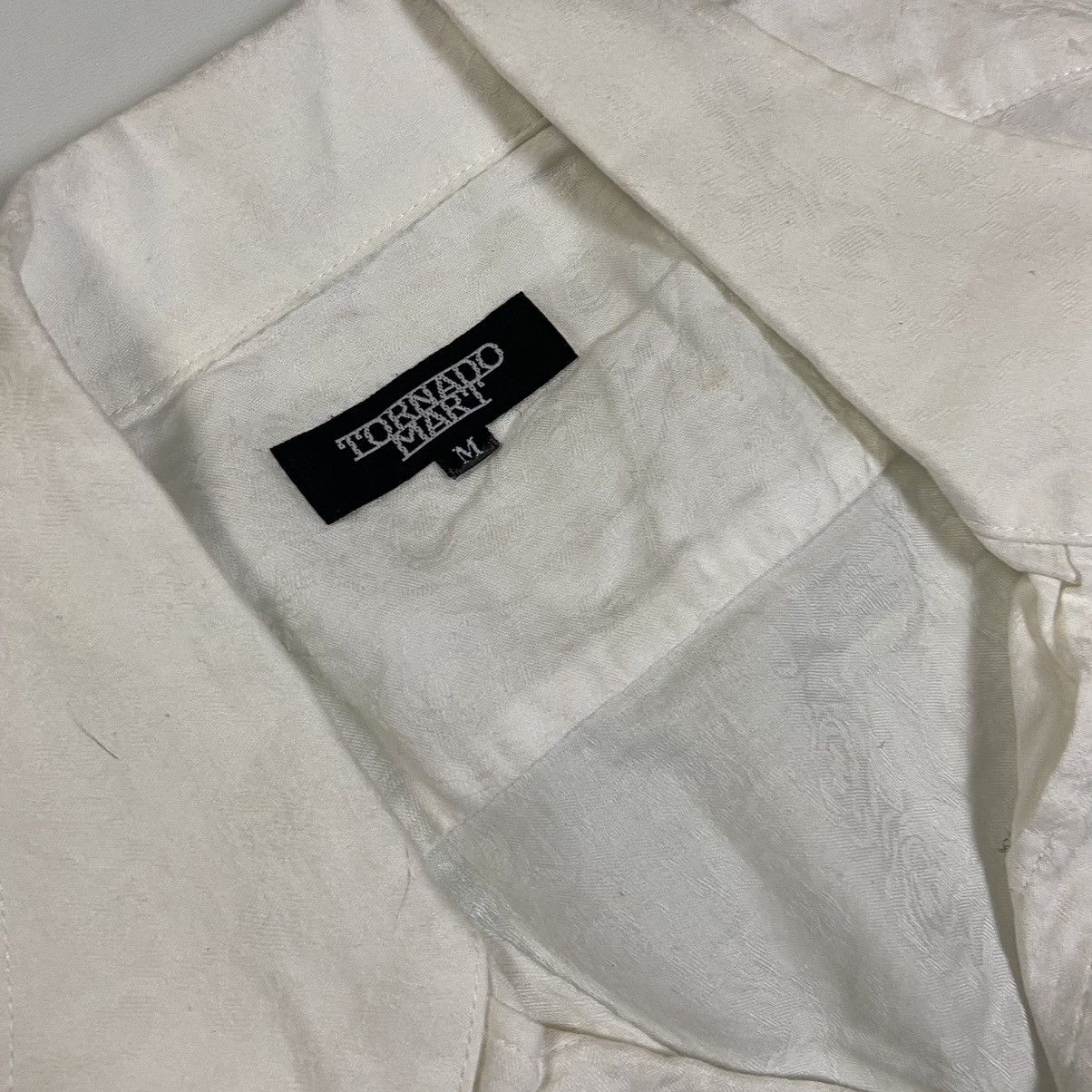 Tornado Mart Tornado Mart Rose Embroidery Button Up Shirt Size US M / EU 48-50 / 2 - 4 Thumbnail