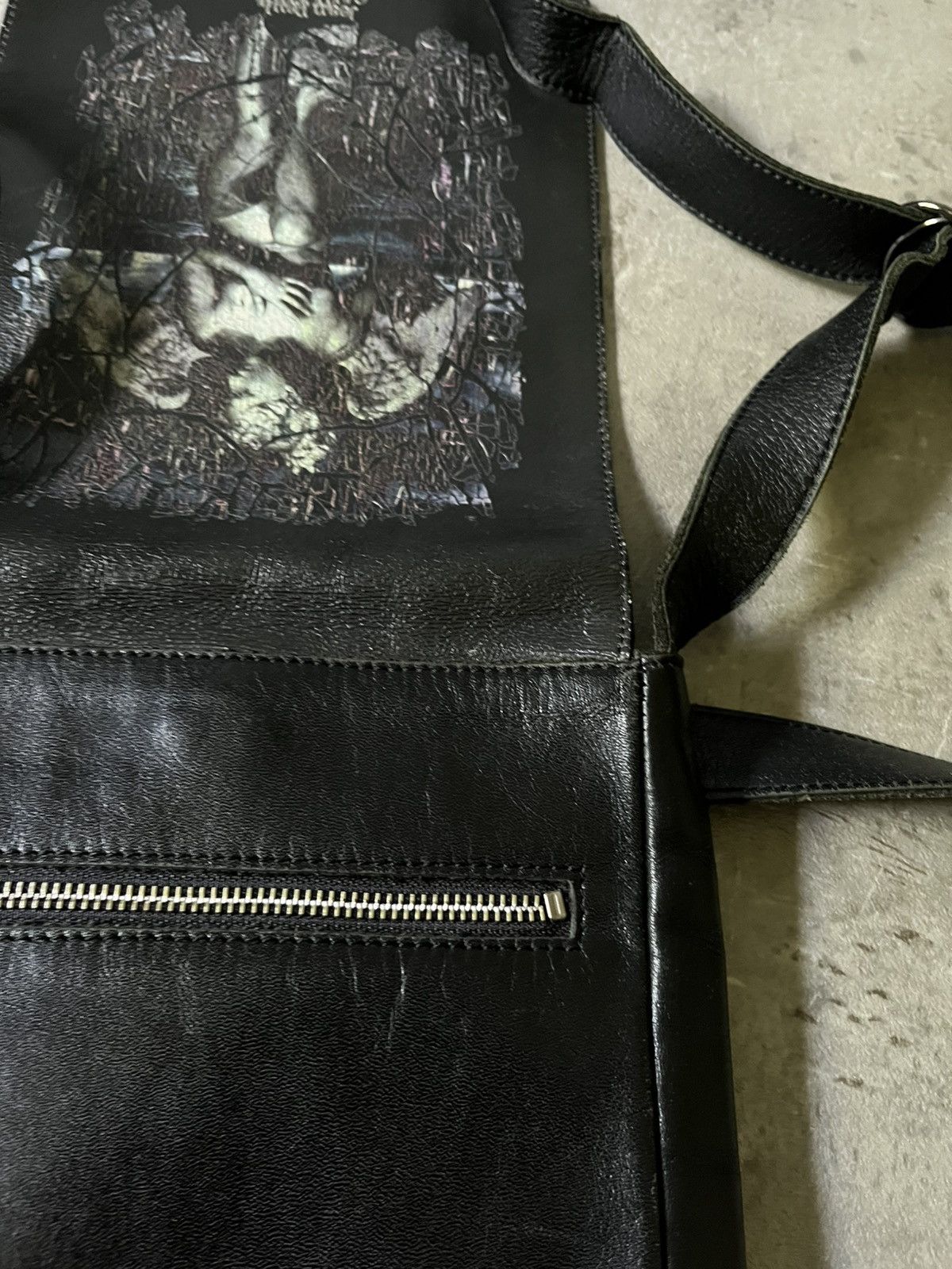 Jean Paul Gaultier Jean Paul Gaultier 1999 Angel shoulder bag leather black Size ONE SIZE - 15 Thumbnail