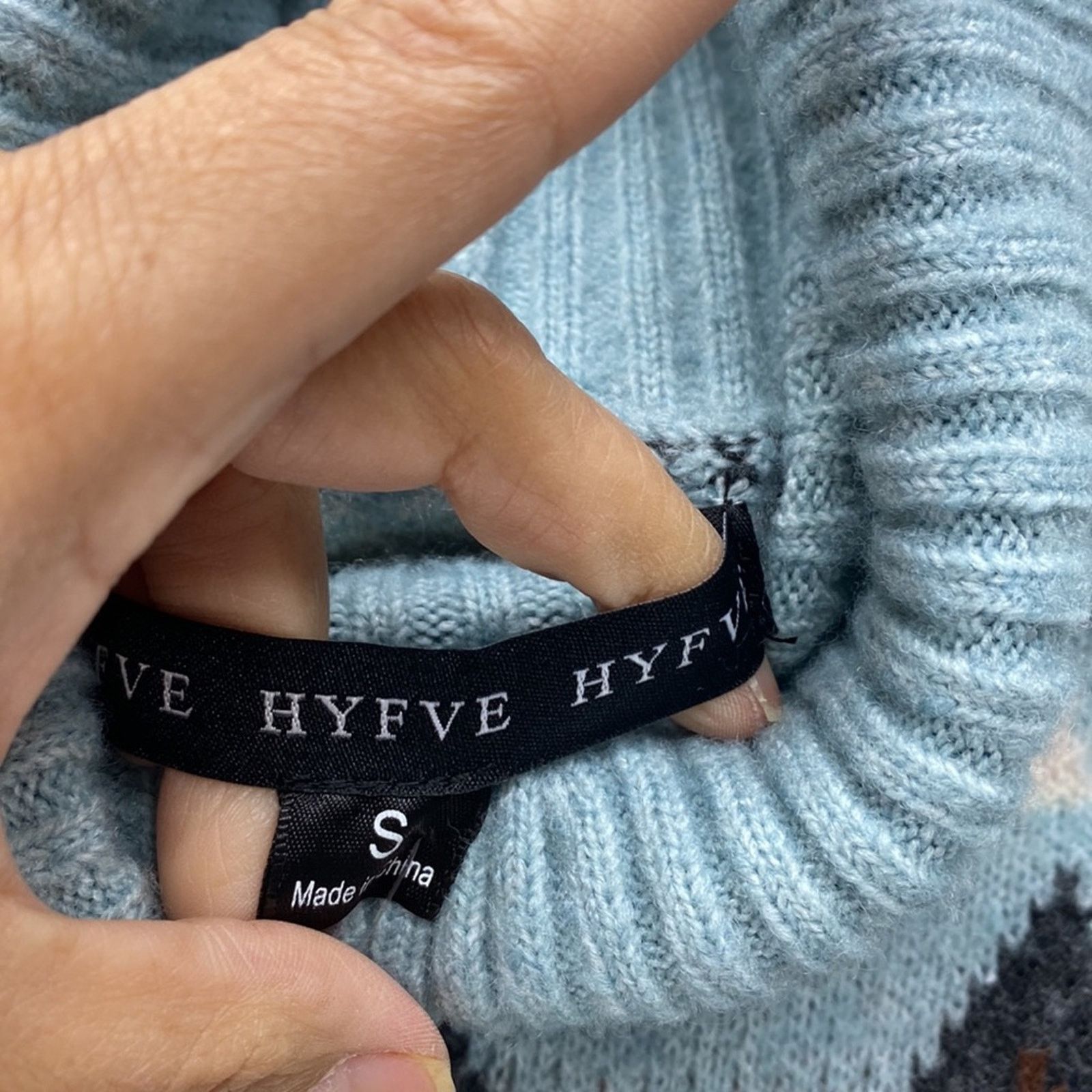 Other The Hyfve Turtleneck Aztec Sweater oversized longline sz S Size S / US 4 / IT 40 - 6 Thumbnail