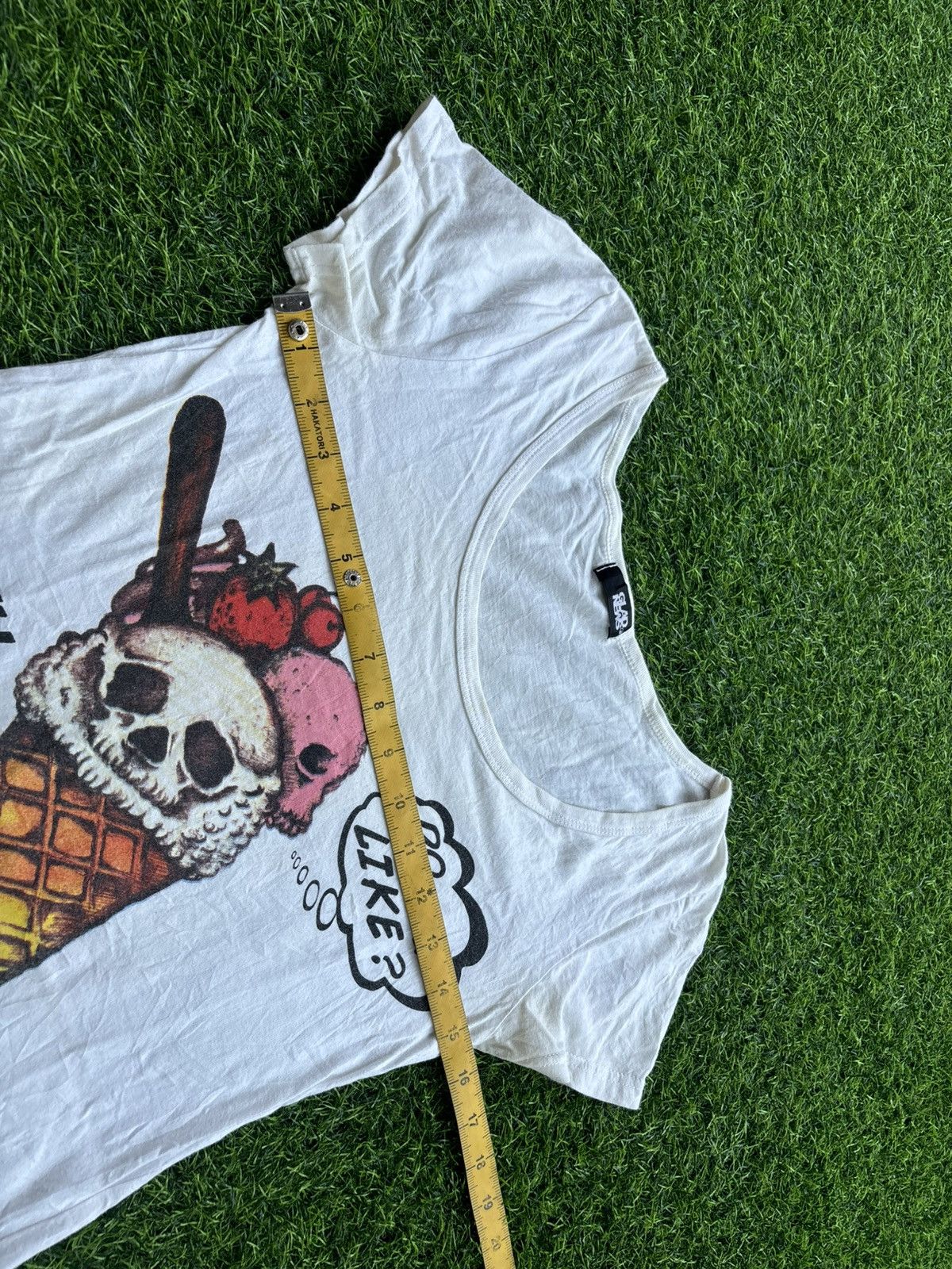 Hysteric Glamour Y2k Glad News Ice Cream Skull Women's Tshirt Size M / US 6-8 / IT 42-44 - 7 Thumbnail