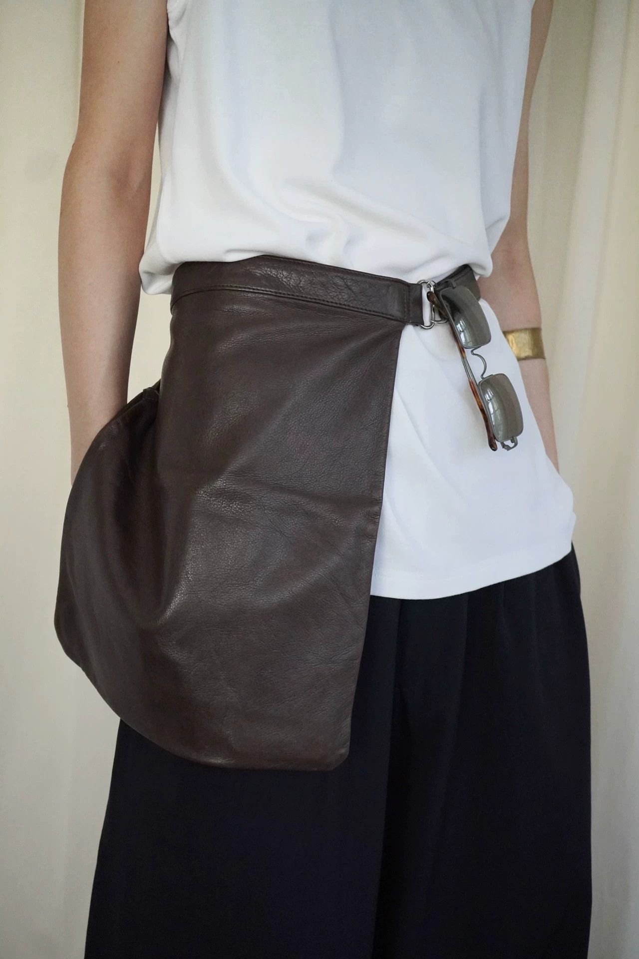 Issey Miyake Issey Miyake 1980s Rare Gray-Brown Waist Bag 9/10 Size ONE SIZE - 3 Thumbnail