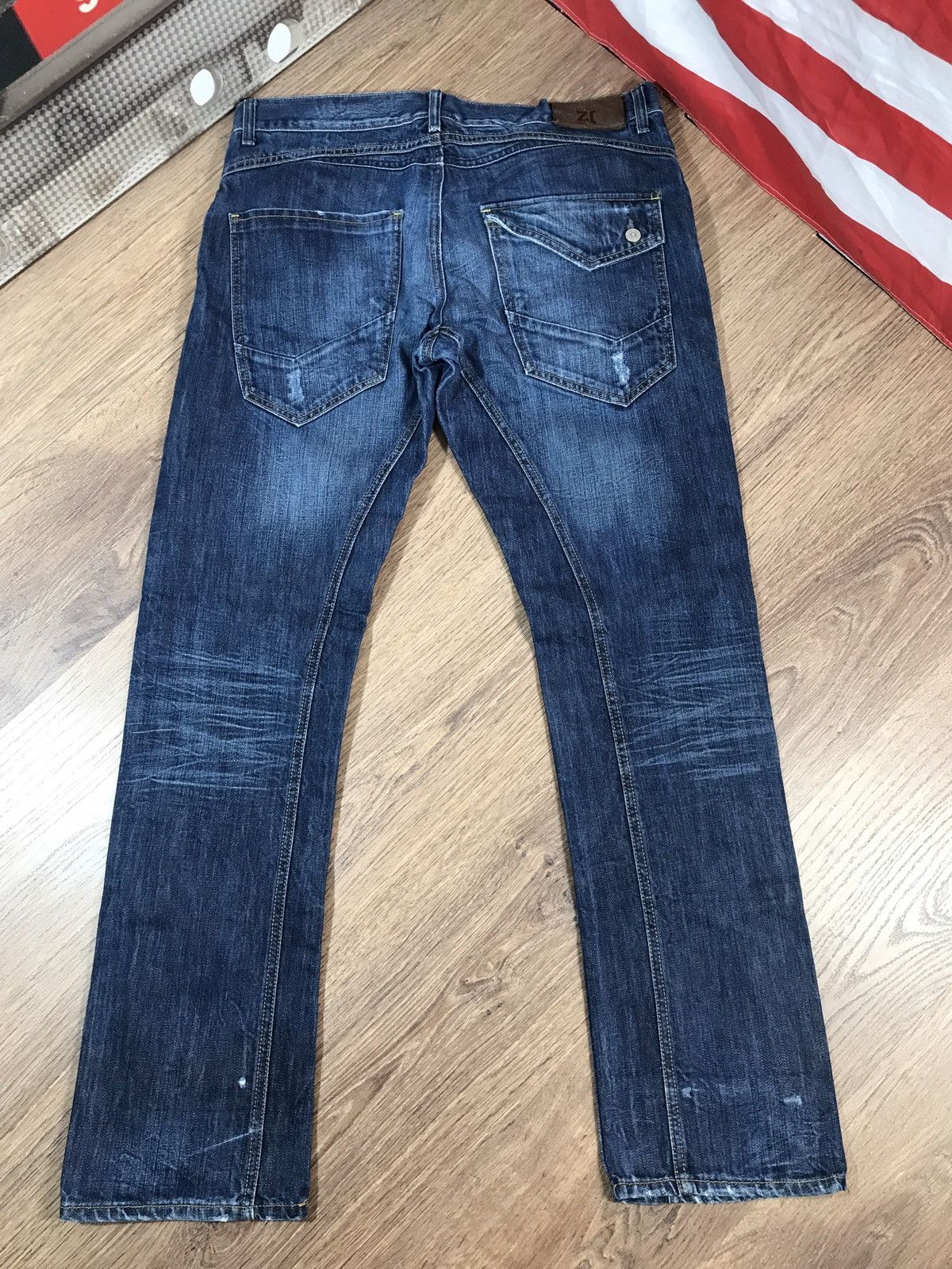 Japanese Brand Vintage Distressed Denim Pants Jeans Size US 36 / EU 52 - 10 Thumbnail
