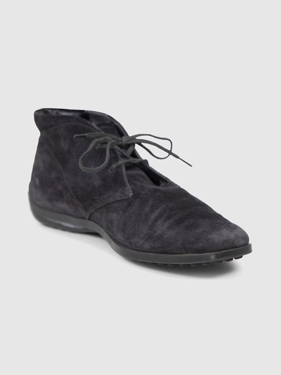 Tod's Black Suede Lace Up Oxfords Size US 8 / IT 38 - 1 Thumbnail