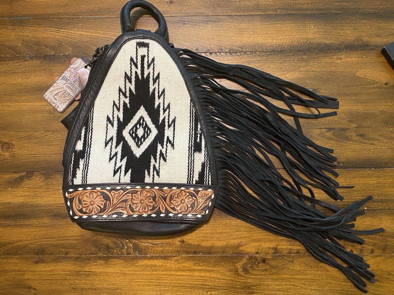 Designer AD American Darling ADBG1125A Sling Hand Tooled Leather Size ONE SIZE - 4 Thumbnail