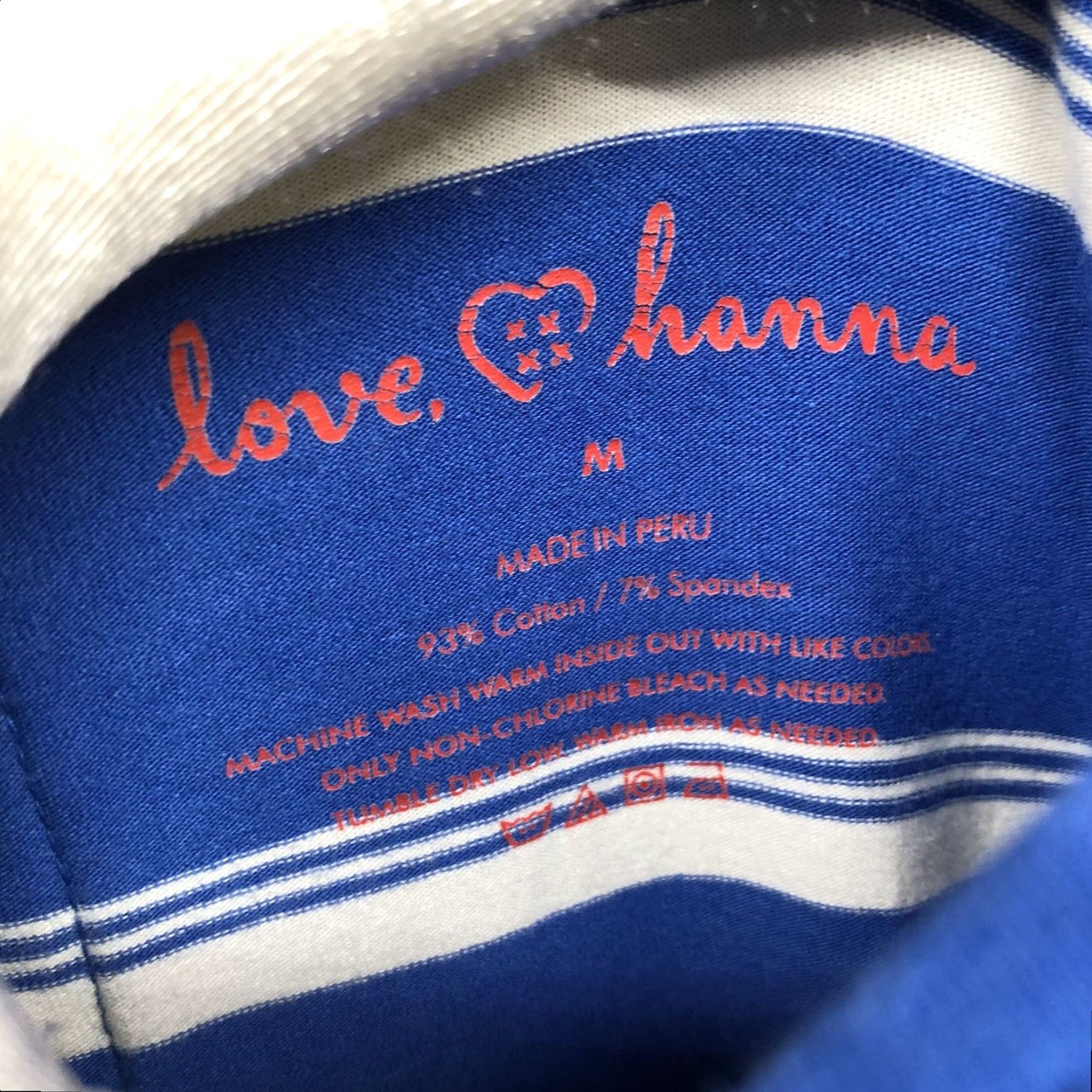 Vintage Hanna Andersson Dress Shirt Dress Womens M Blue White Striped Scoop Neck 1/2 Sleeve Knit Pockets A-Line Casual Size M / US 6-8 / IT 42-44 - 6 Thumbnail