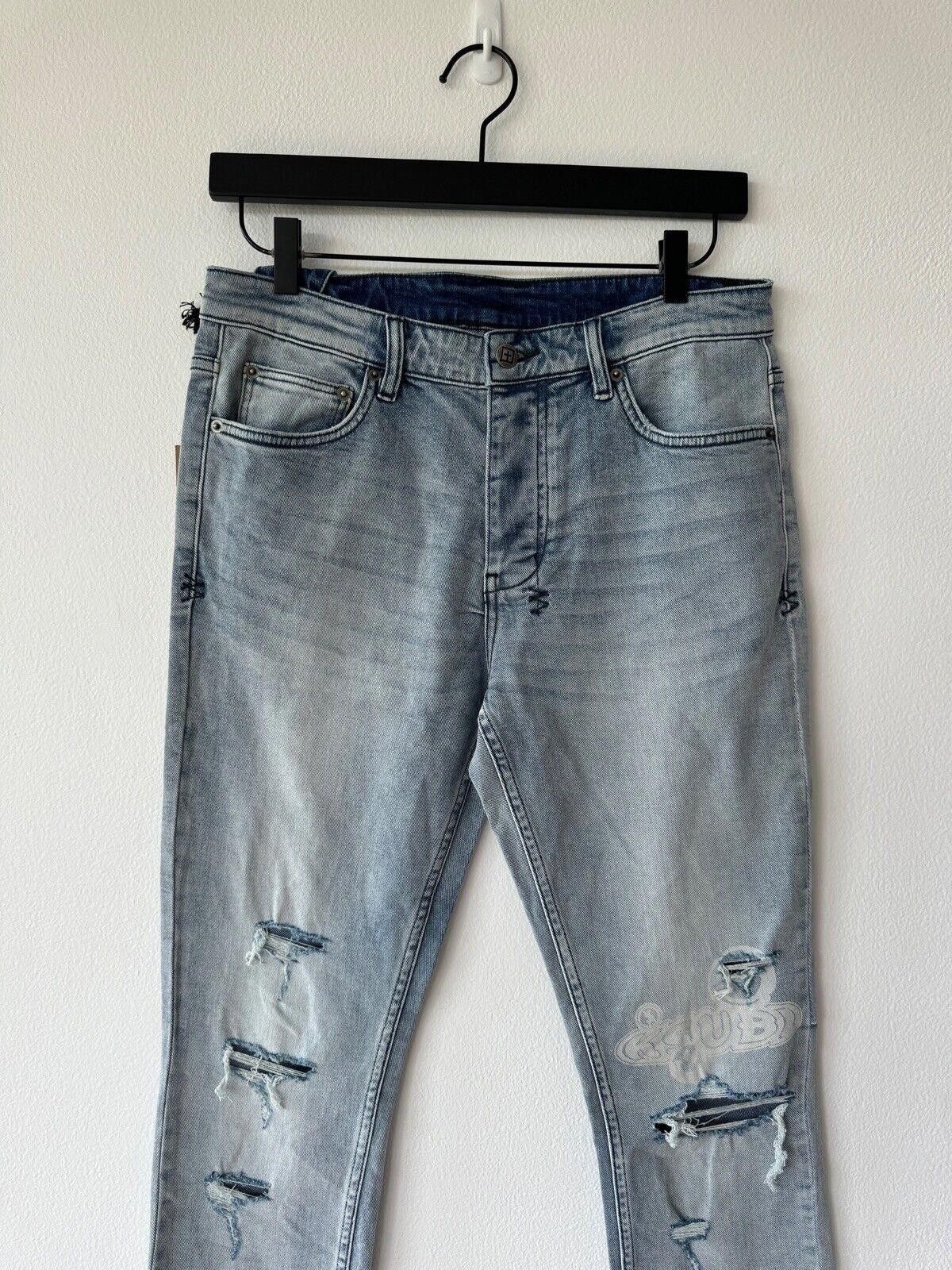 Ksubi Ksubi mens denim jean jeans chitch 32 blue philly pill Size US 32 / EU 48 - 2 Thumbnail