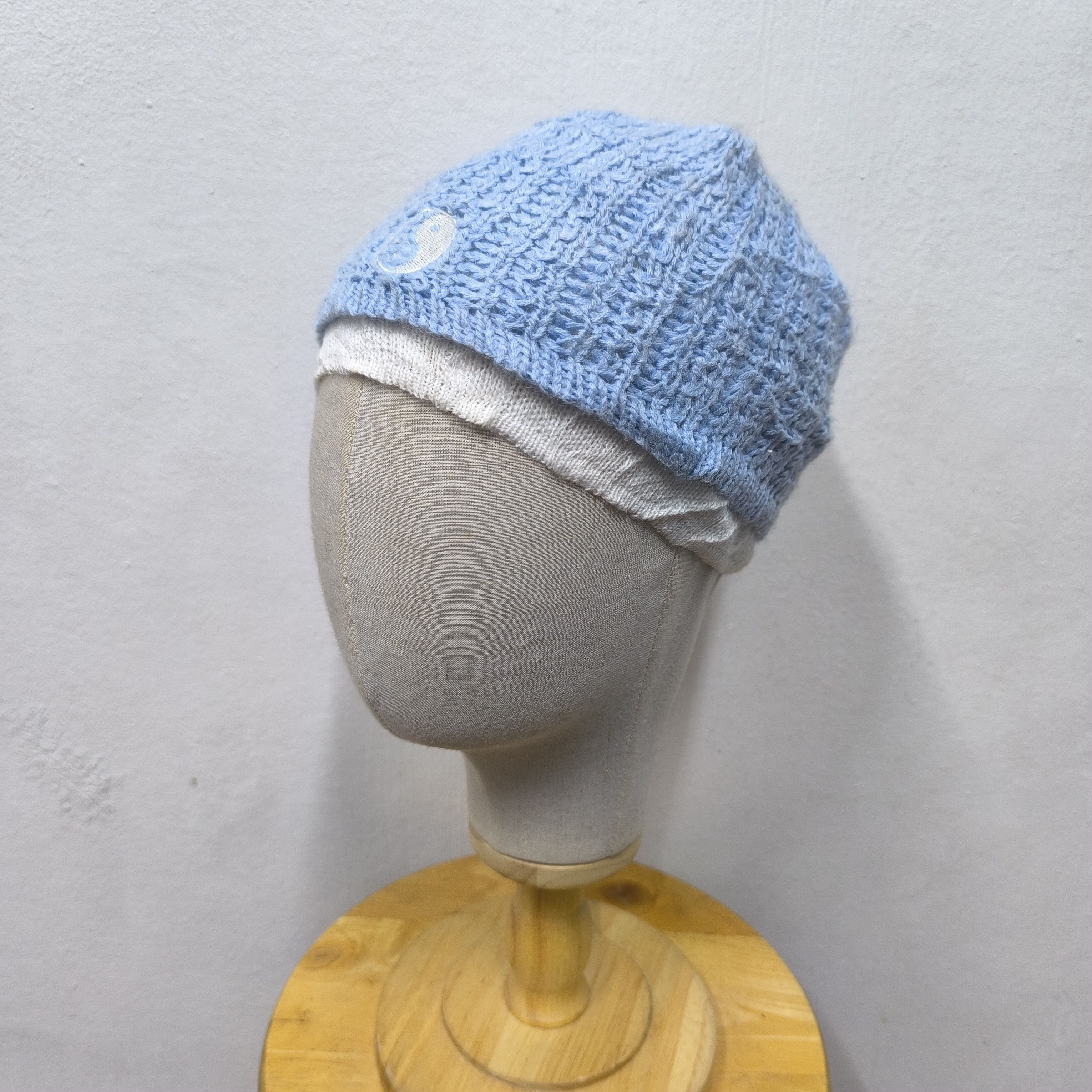 14th Addiction 🧊 Vintage japanese brand double layer pull on beanie hat Size ONE SIZE - 2 Thumbnail