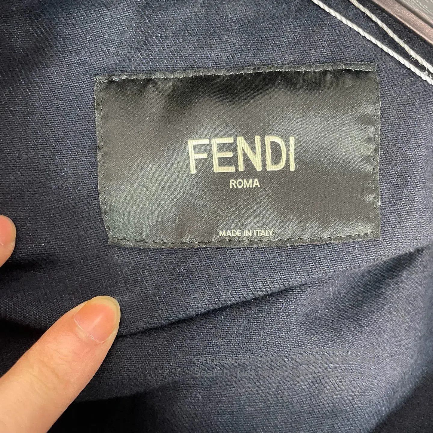 Fendi fendi denim jacket with embroidered logo. Size US L / EU 52-54 / 3 - 3 Thumbnail