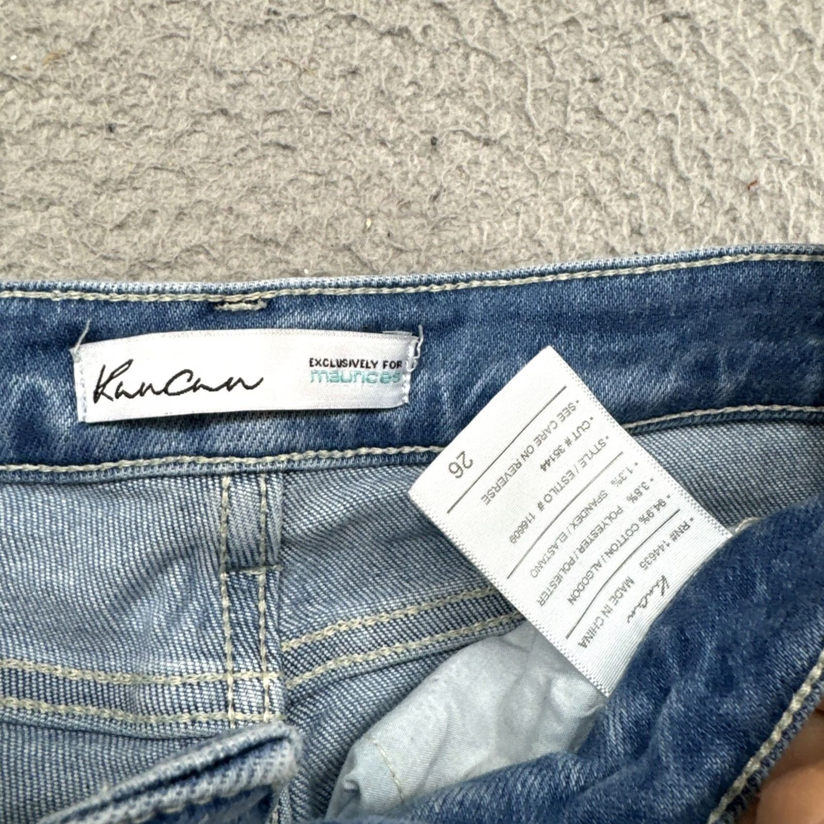 Vintage VINTAGE KanCan Jeans Distressed Women's 26 Denim Blue High Rise Ankle Relaxed Regular Tighten Size 26" / US 2 / IT 38 - 4 Thumbnail
