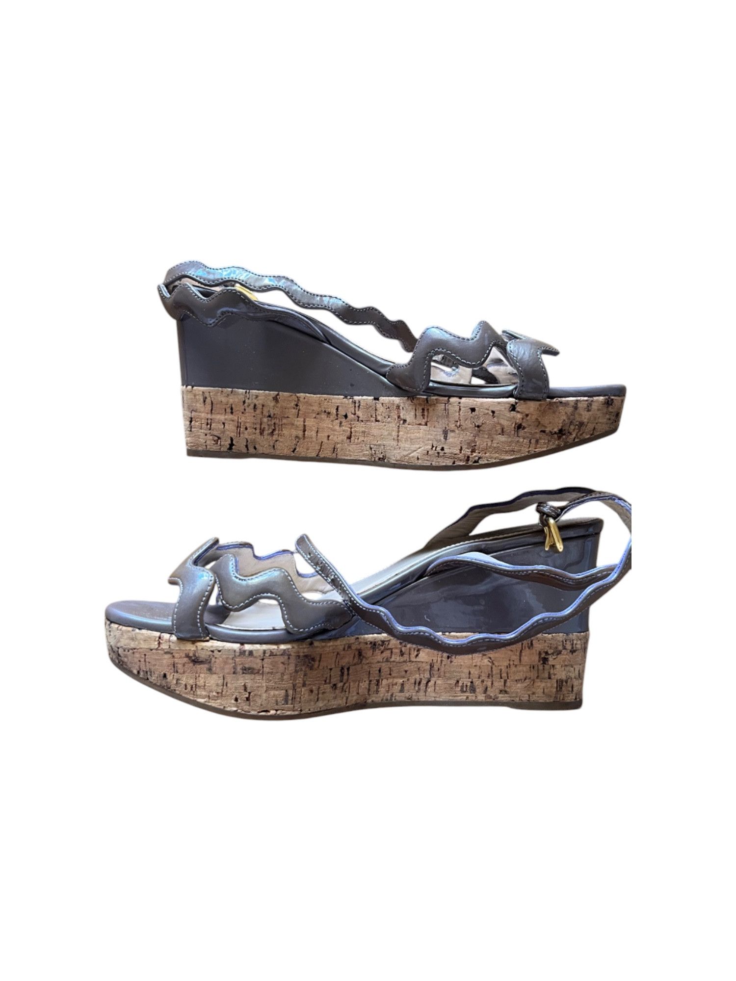 Prada Prada brown wedge heels. Size US 6.5 / IT 36.5 - 1 Thumbnail