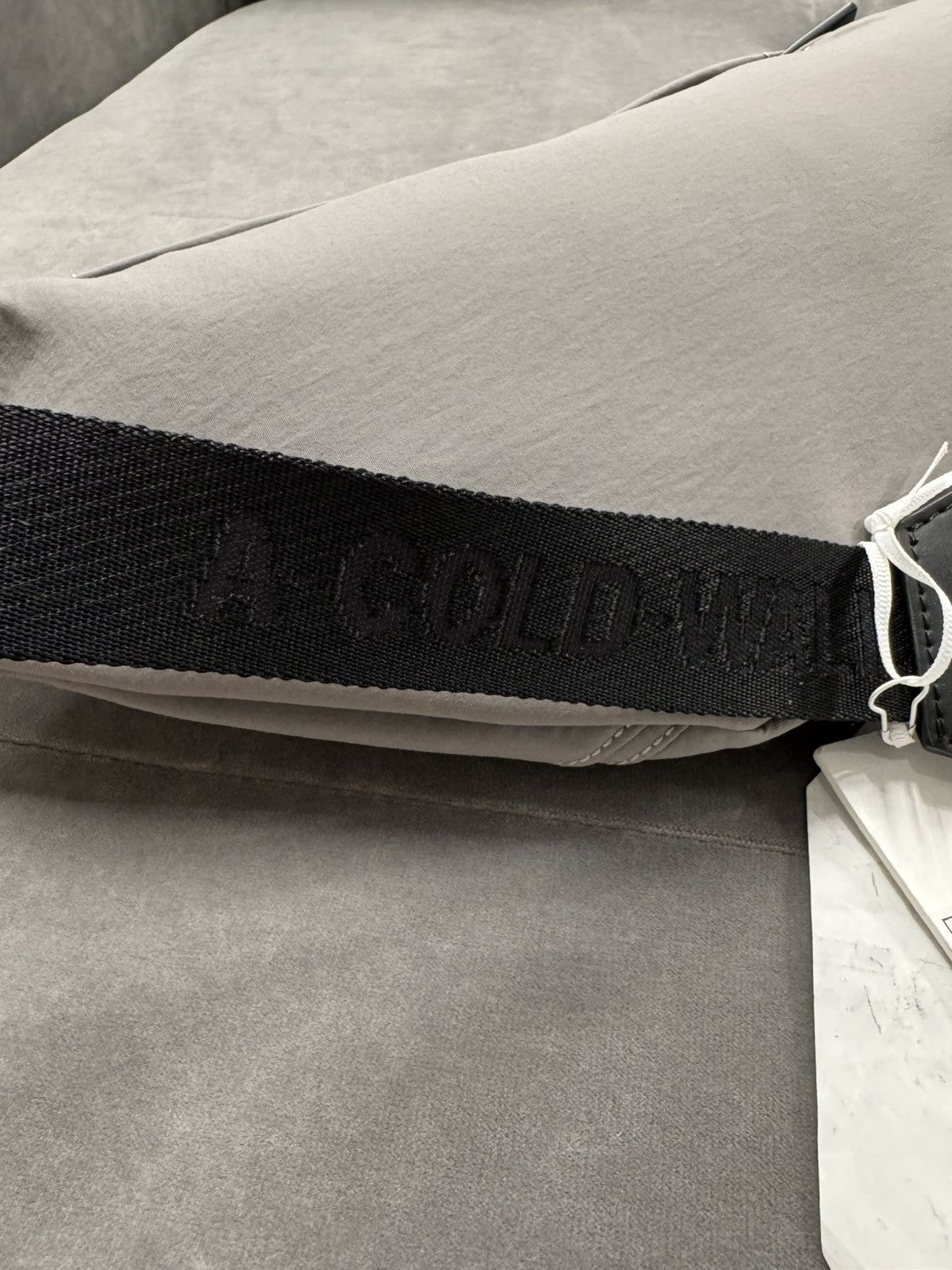 A-COLD-WALL* NWT Technical Logo Waist Bag - Grey, OS Size ONE SIZE - 11 Thumbnail