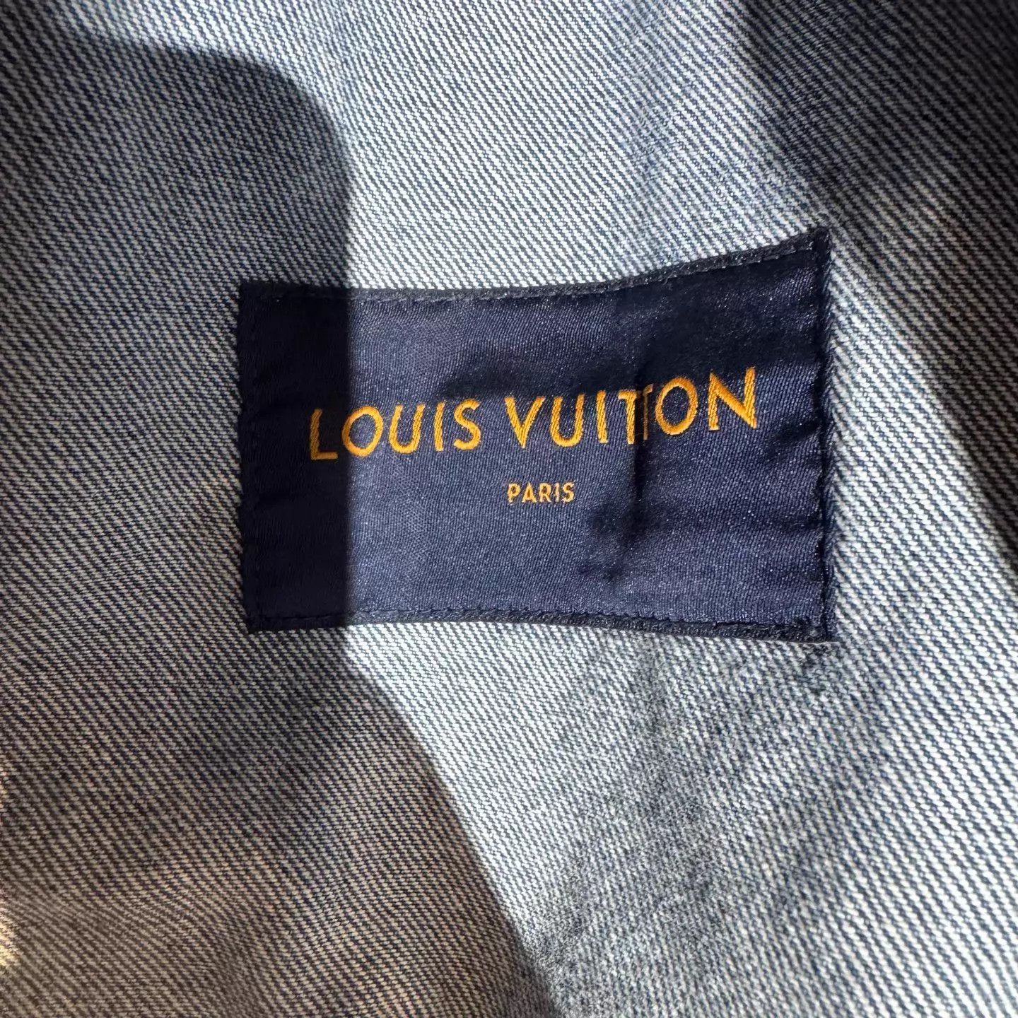 Louis Vuitton LV Washed Blue Distressed Monogram Grad Jkt 50 New Size US M / EU 48-50 / 2 - 5 Thumbnail