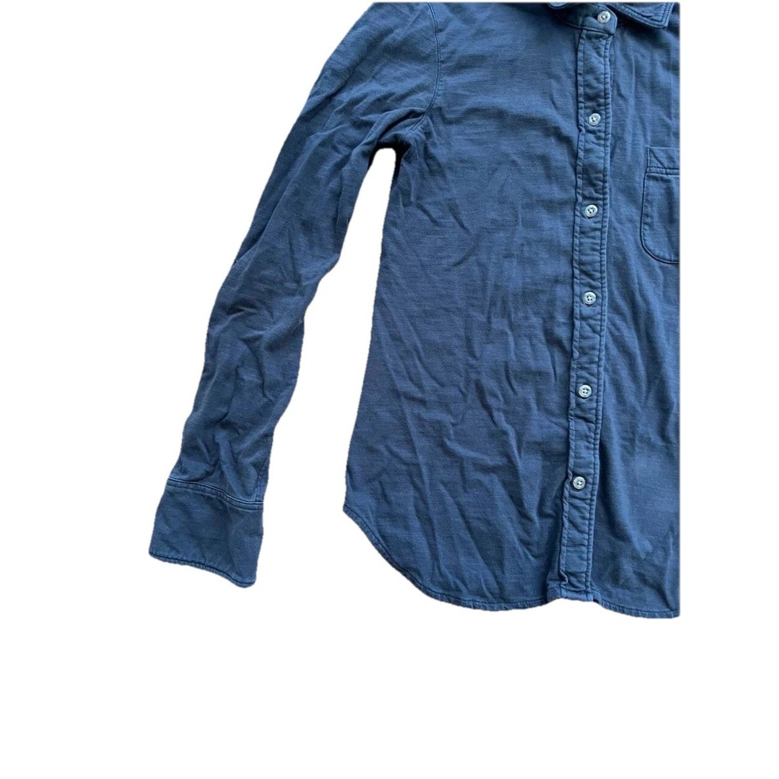 Faherty Faherty Laguna Organic Cotton Shirt Lond Black Small A000866 Size S / US 4 / IT 40 - 5 Thumbnail