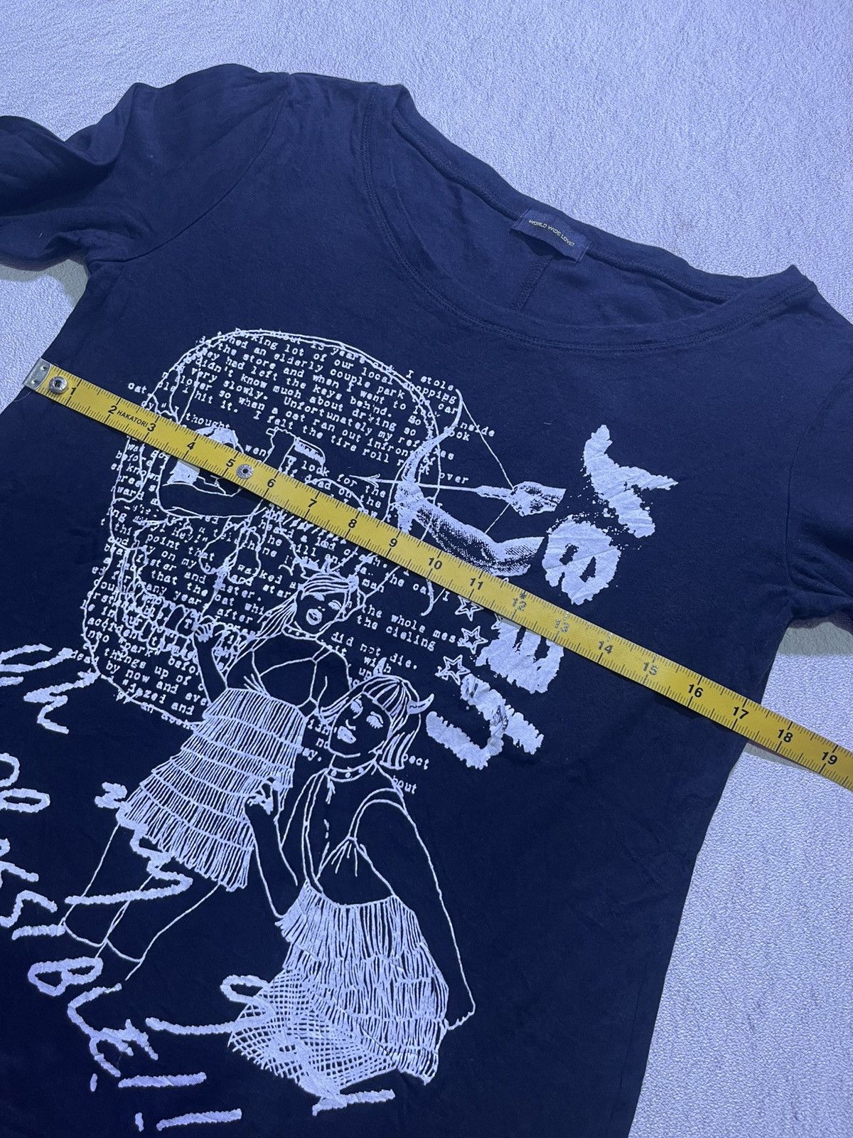 Japanese Brand Y2K WORLD WIDE LOVE long sleeve tshirt Size M / US 6-8 / IT 42-44 - 8 Thumbnail