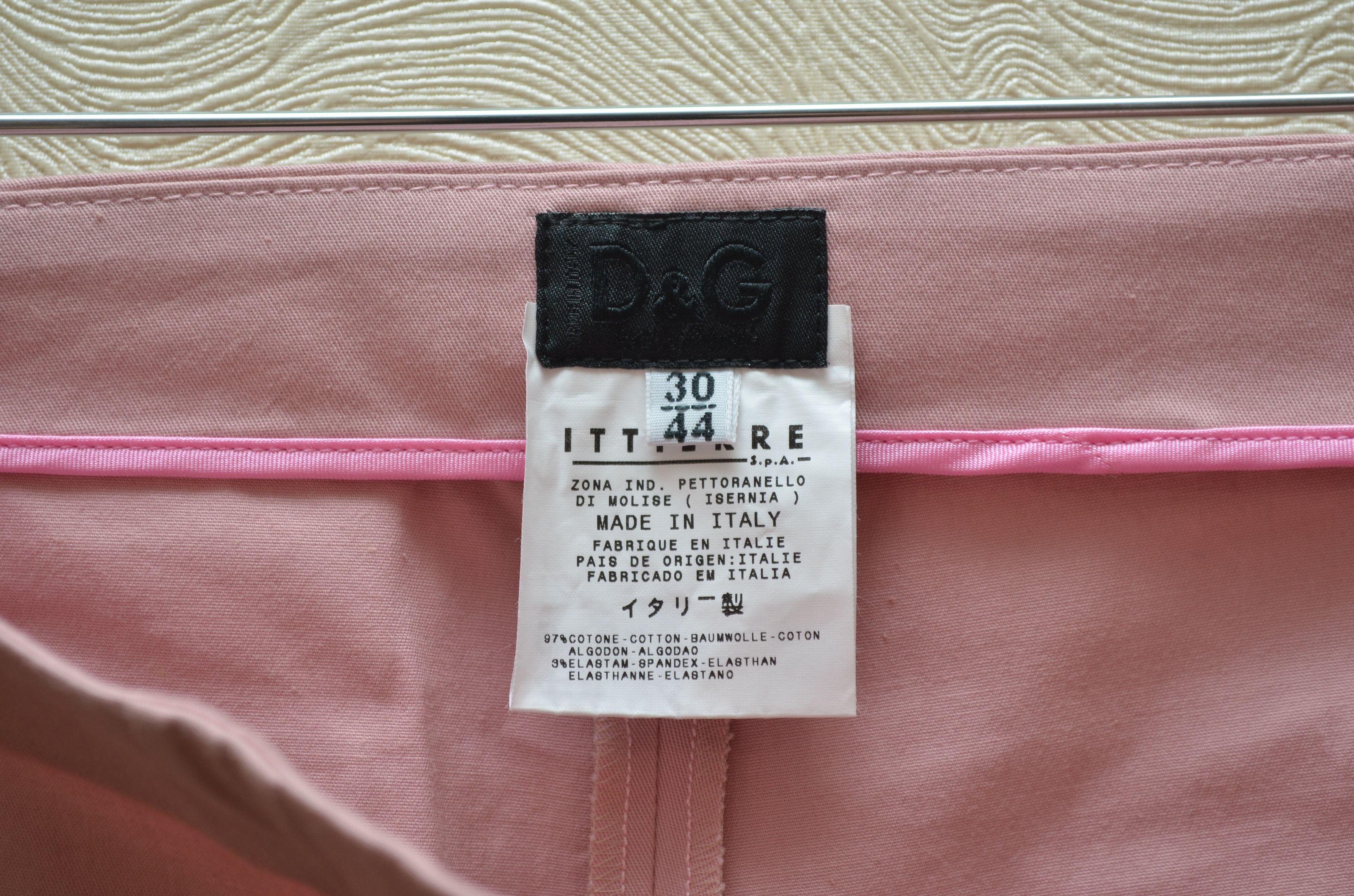 Dolce & Gabbana × Vintage Vintage Dolce & Gabbana Cropped Pants Trousers Capri Pink Size 28" / US 6 / IT 42 - 4 Thumbnail
