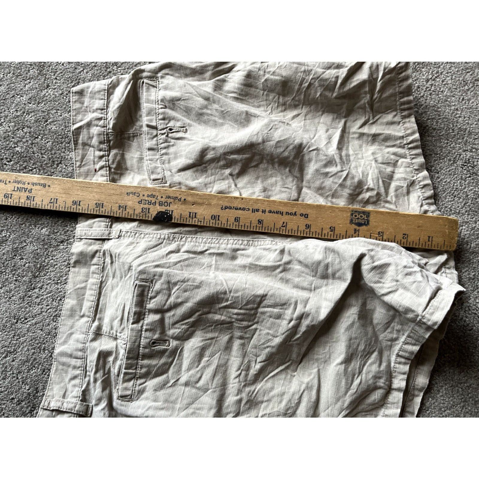 Ralph Lauren VINTAGE Ralph Lauren Polo Jeans Company Shorts Women's 10 Beige Cotton Zip Pockets 5-Pocket 4in Inseam 80s 90s USA Beach Size 32" / US 10 / IT 46 - 4 Thumbnail
