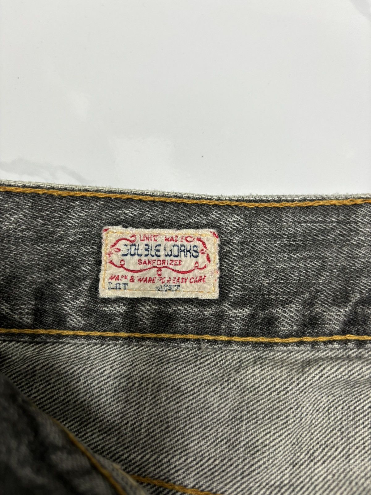 Sugar Cane 💥Vintage Double Works Warehouse Rusty Jeans Union Made Size US 32 / EU 48 - 9 Thumbnail