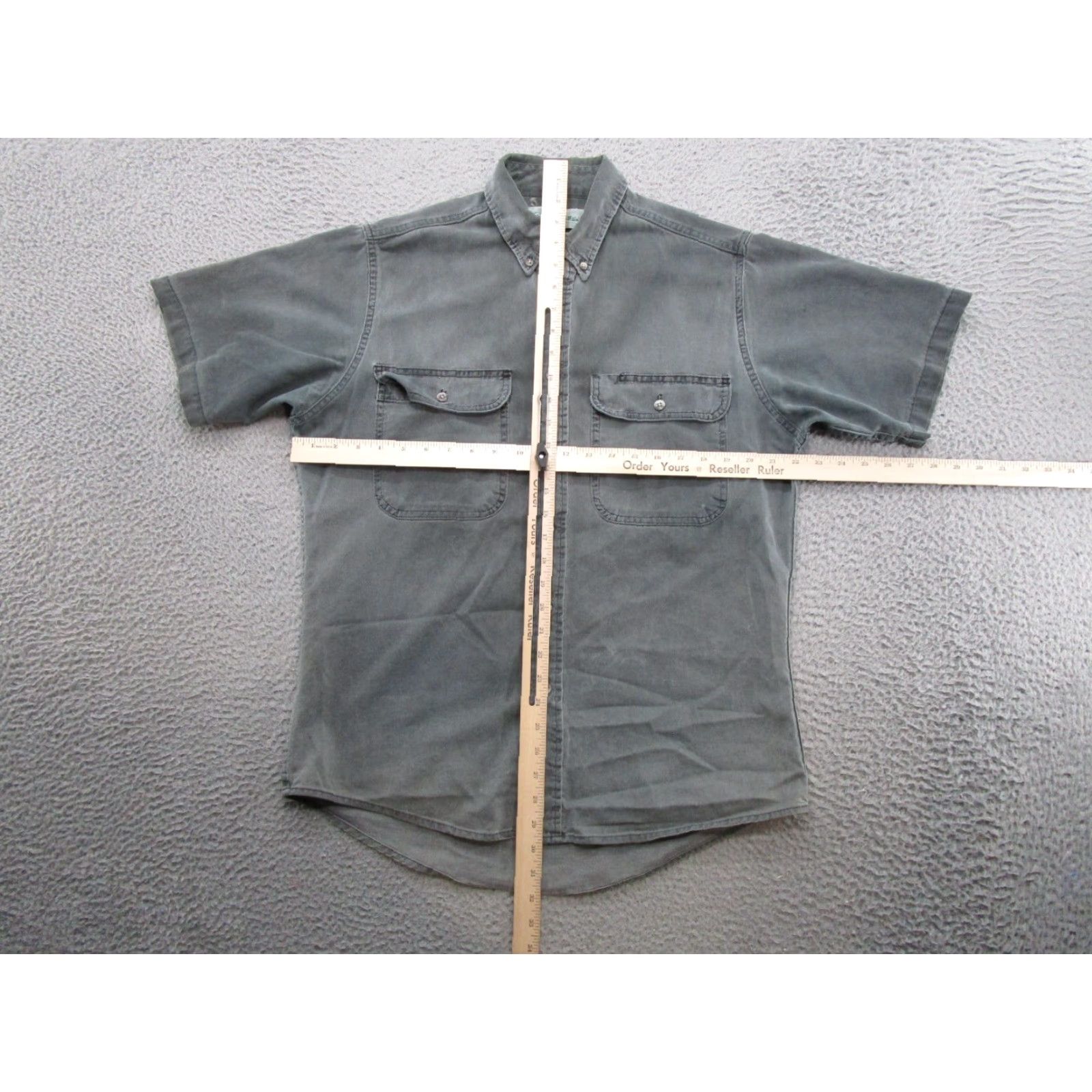 Vintage VINTAGE Gander Mountain Shirt Short Sleeve Button-Up USA Made Gray 90s Mens Large Canvas Western Outdoor 90s (read) Size US L / EU 52-54 / 3 - 5 Thumbnail