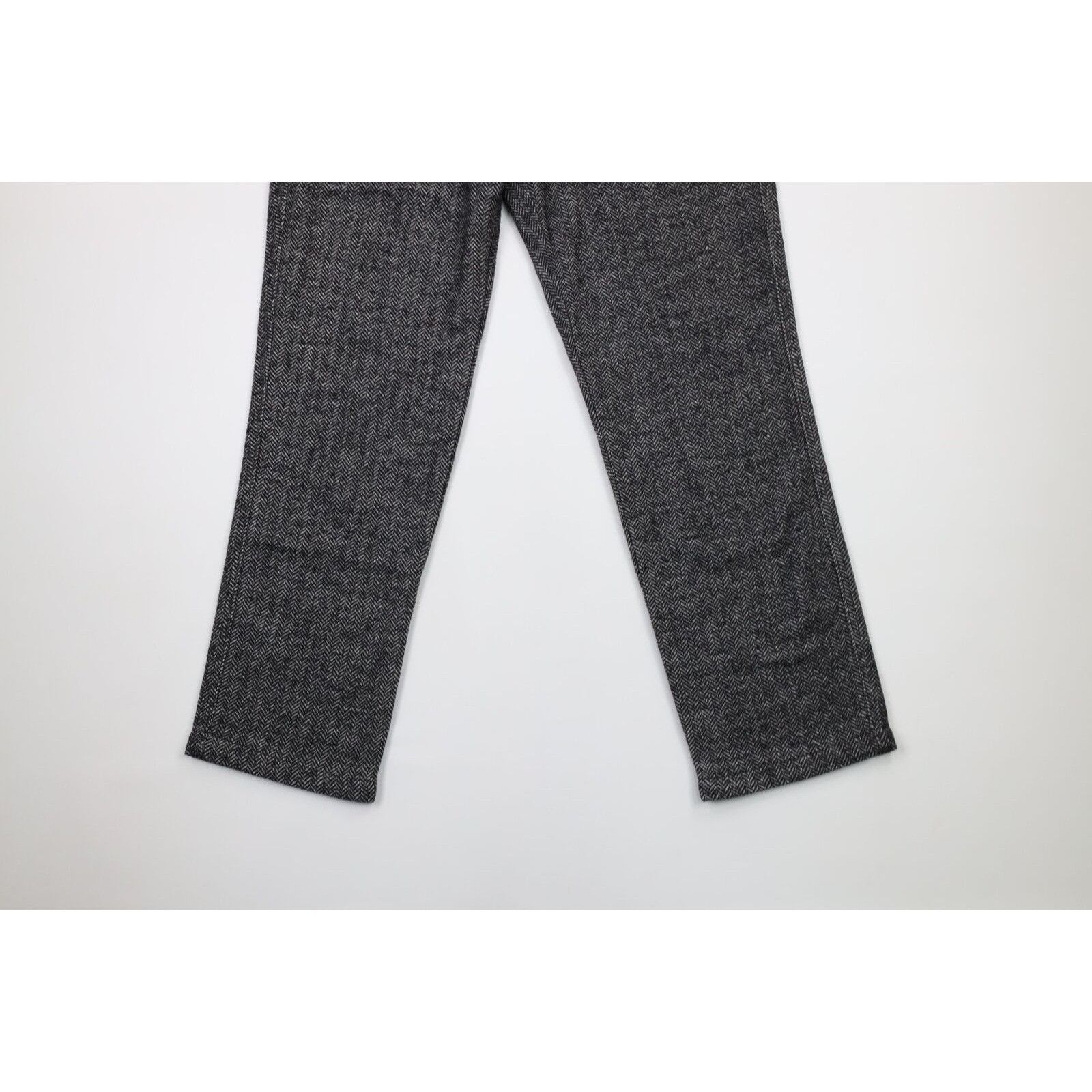 Vintage Vintage 90s Streetwear Tweed Herringbone Chino Pants Size US 34 / EU 50 - 3 Thumbnail